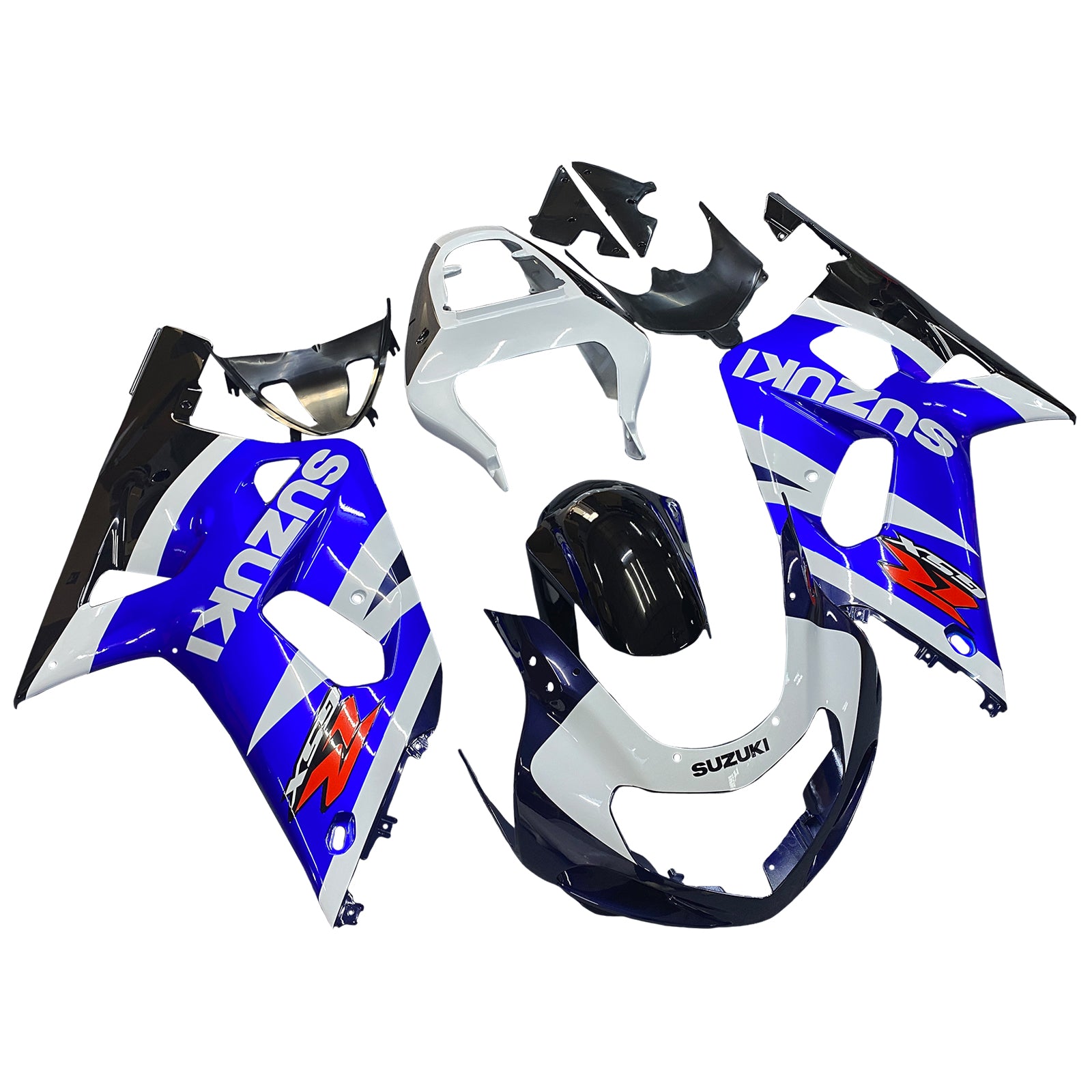 Fairings 2001-2003 Suzuki GSXR 600 Blue White Black GSXR