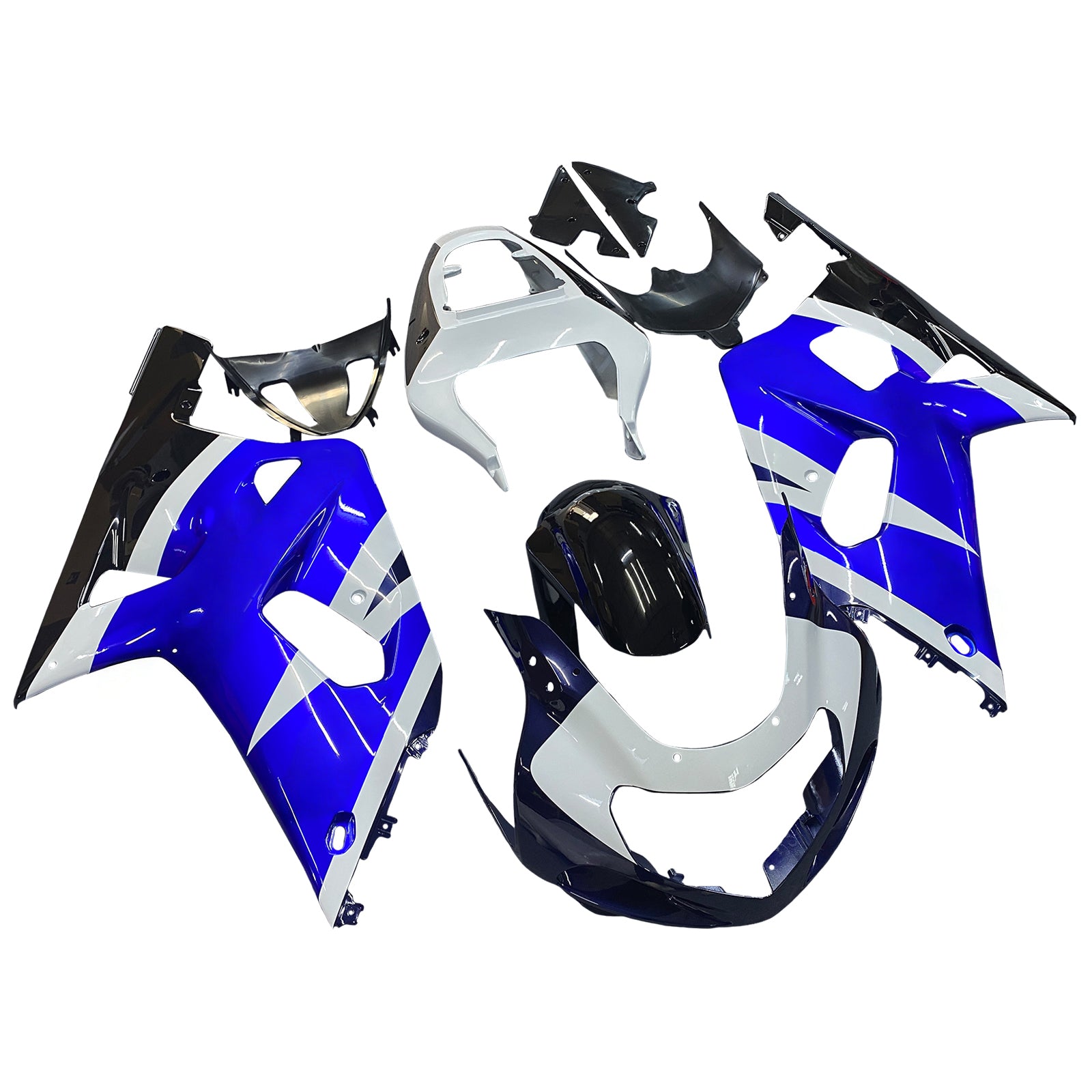 Fairings 2001-2003 Suzuki GSXR 600 Blue White Black GSXR