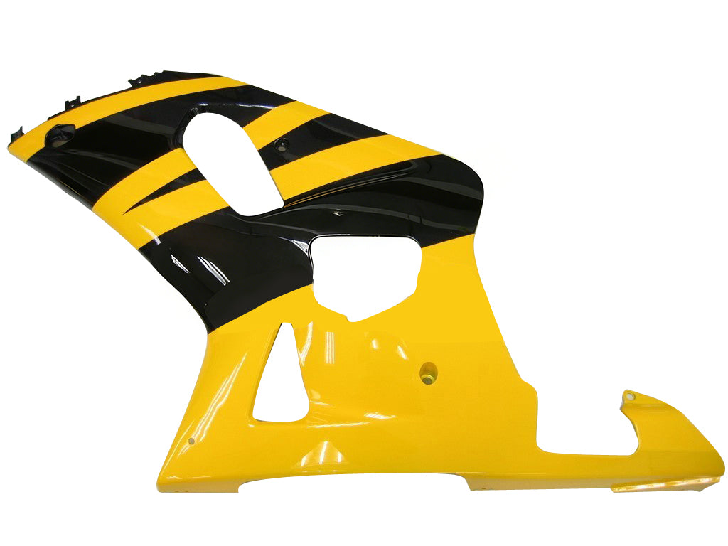 Fairings 2001-2003 Suzuki GSXR 600 Yellow Black GSXR  Generic
