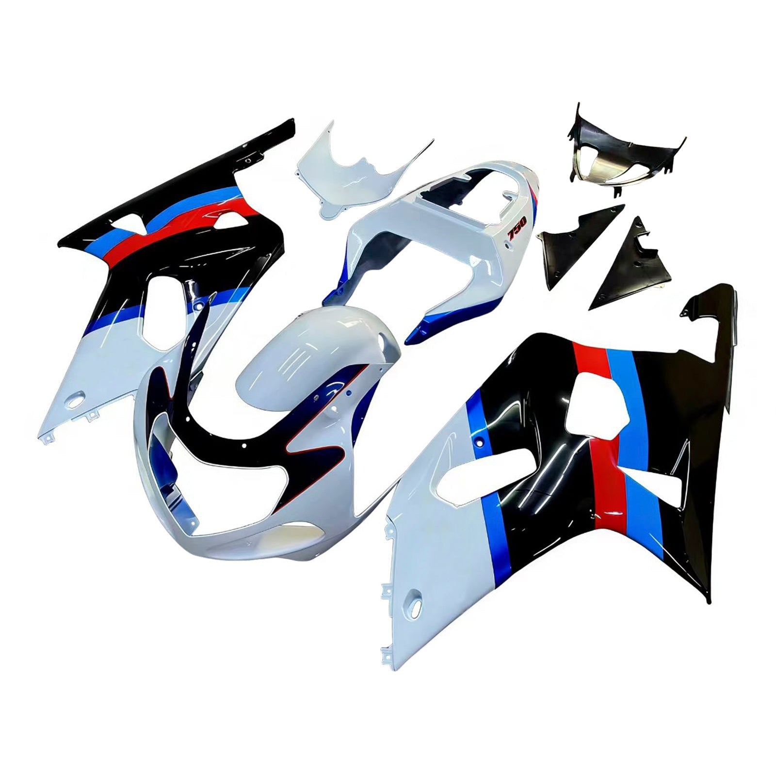 Carenados 2001-2003 Suzuki GSXR 600 Multicolor Suzuki GSXR Genérico