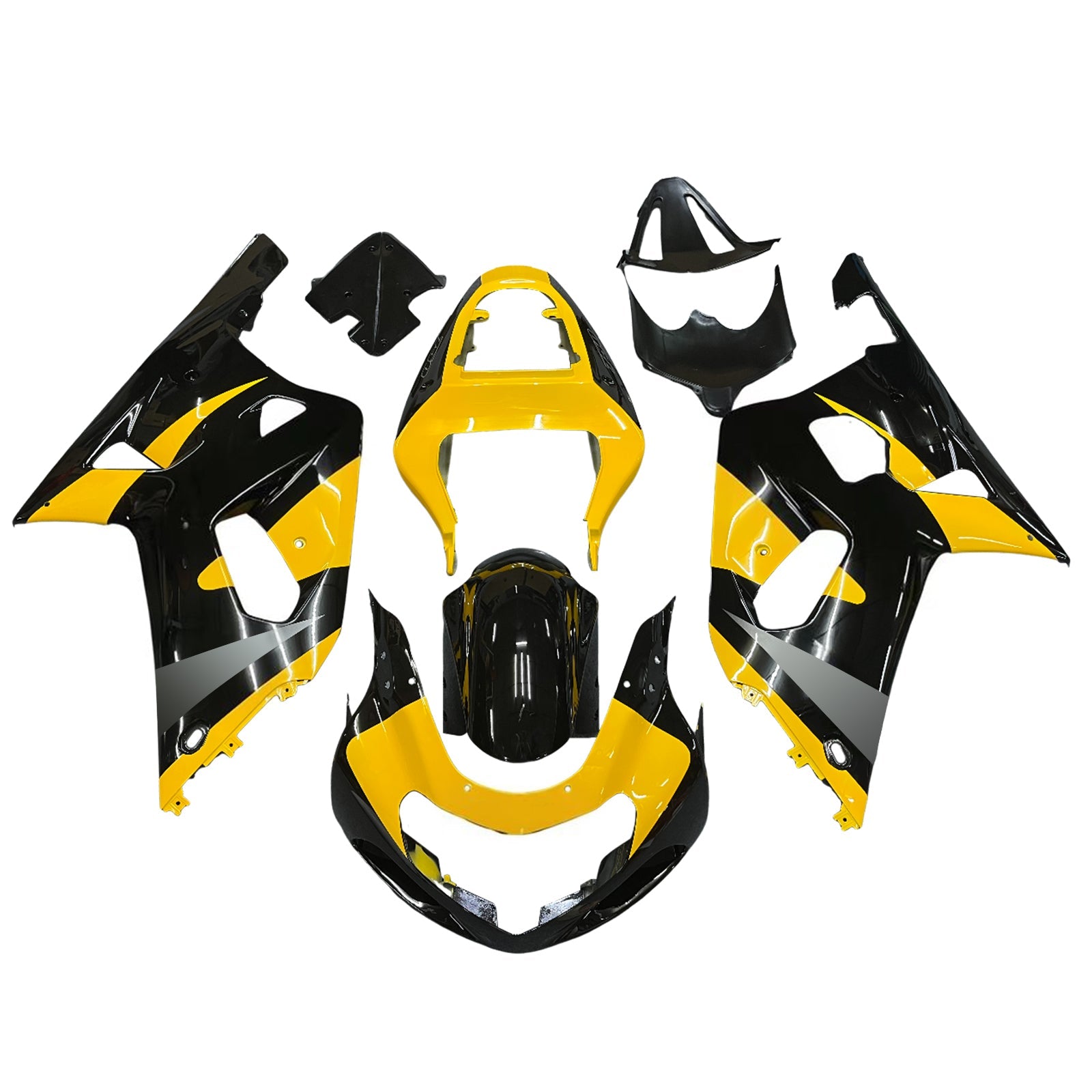 Fairings 2001-2003 Suzuki GSXR 600 Black & Yellow GSXR Generic