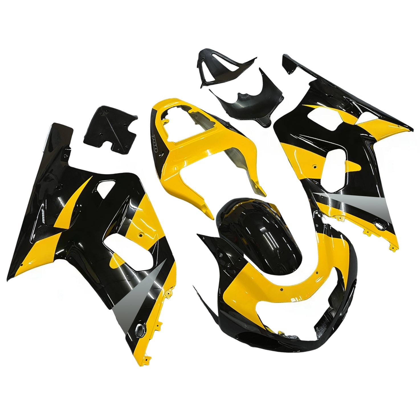Fairings 2001-2003 Suzuki GSXR 600 Black & Yellow GSXR Generic