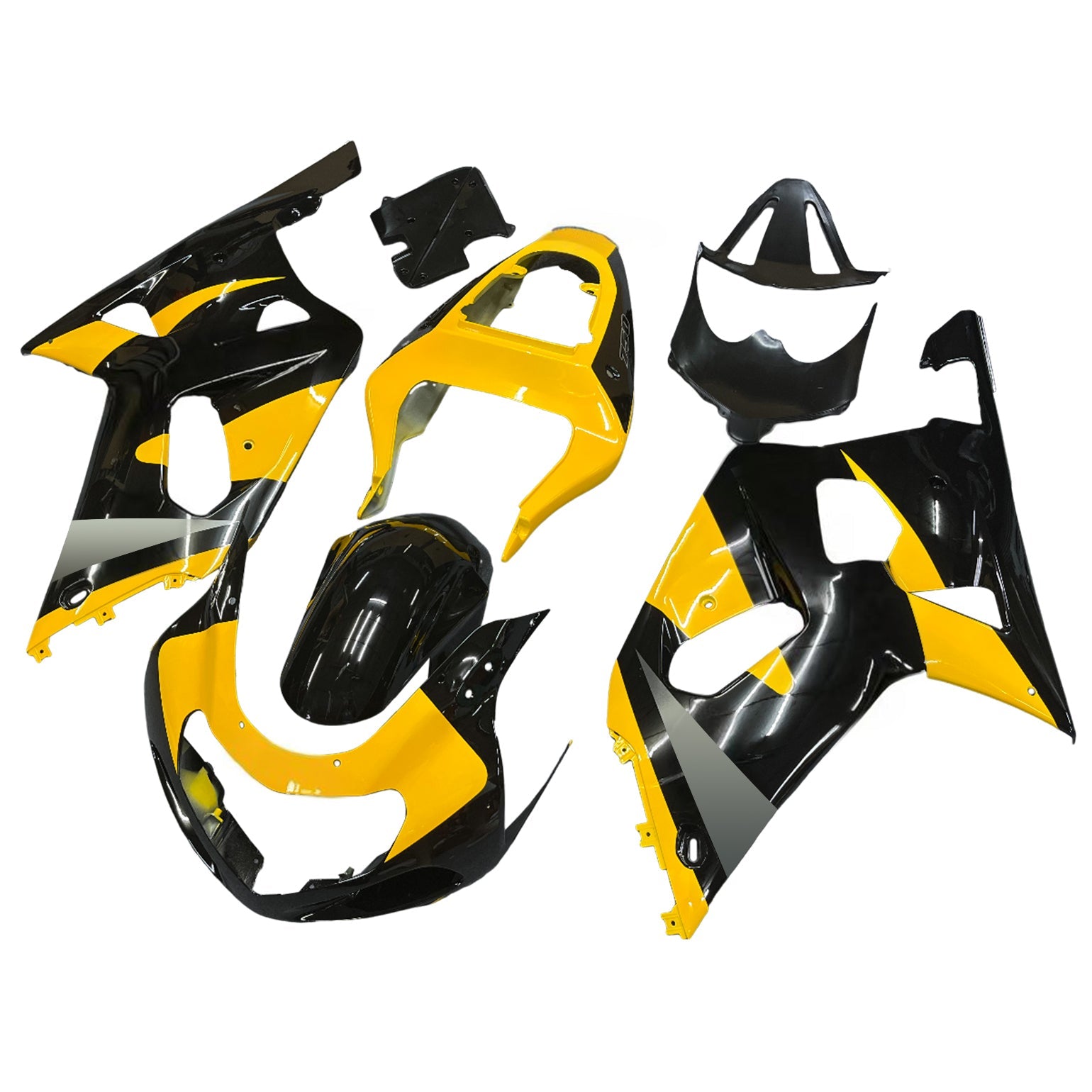 Fairings 2001-2003 Suzuki GSXR 600 Black & Yellow GSXR Generic