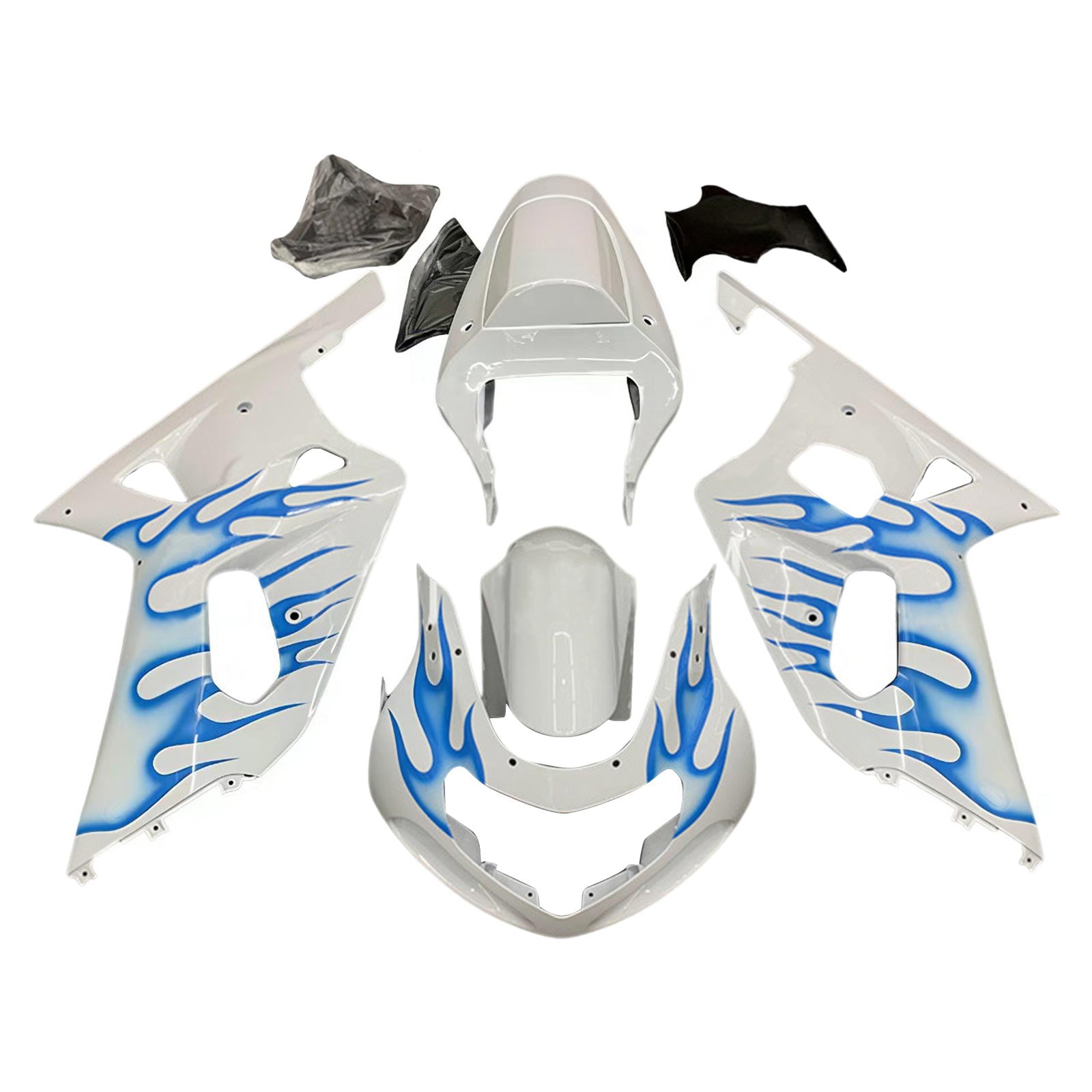Suzuki GSXR600 GSXR750 2001-2003 K1 Fairing Kit Bodywork Plastic ABS