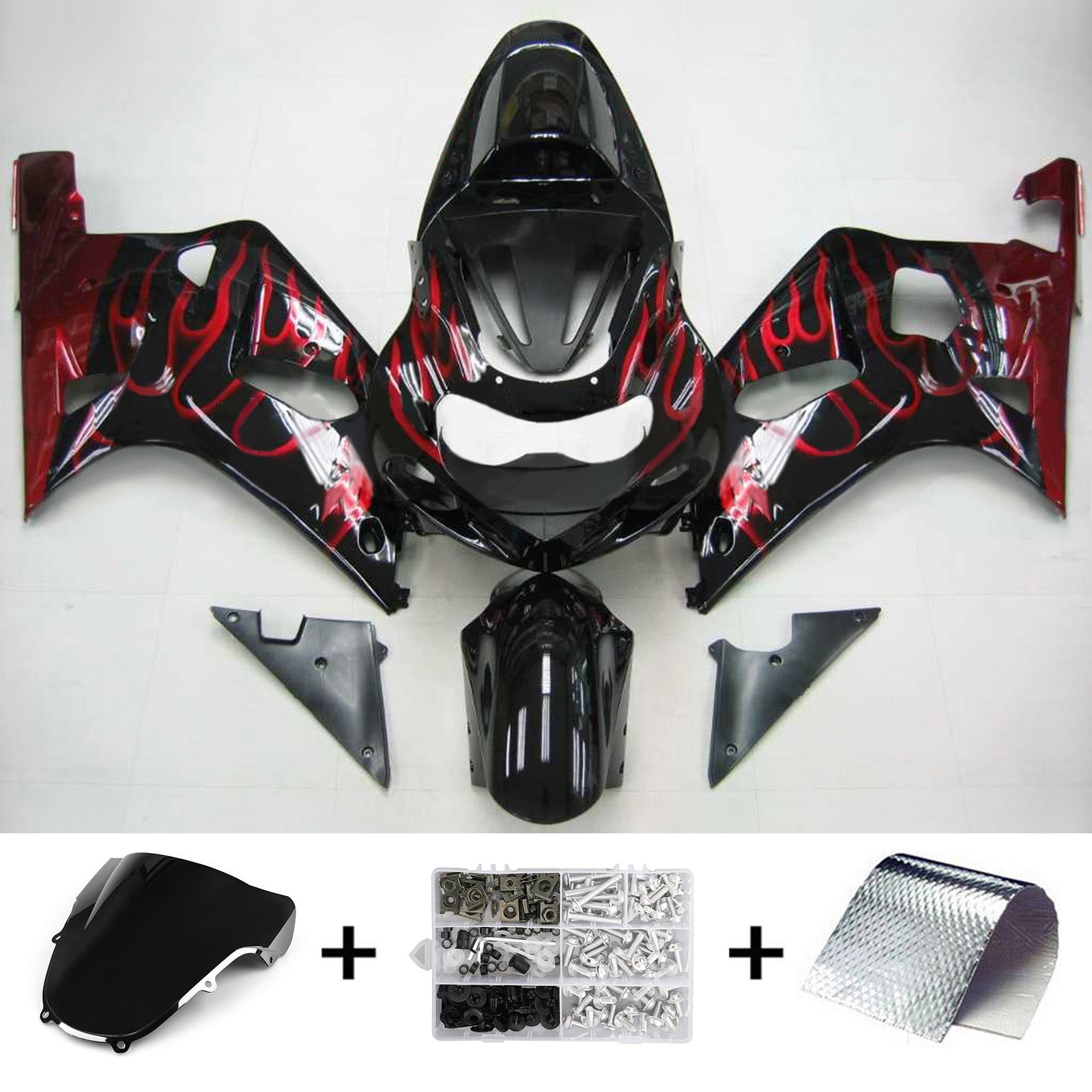 Suzuki GSXR600 2001-2003 Fairing Kit Bodywork Plastic ABS