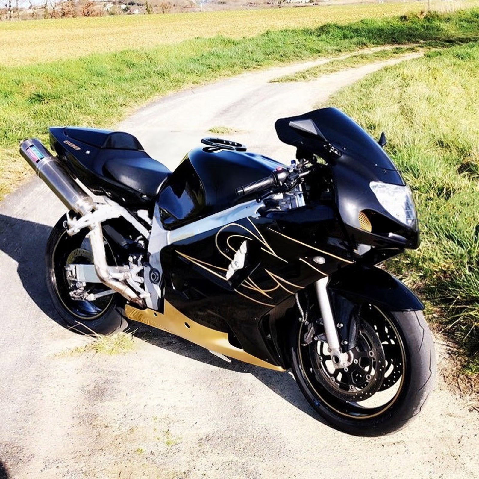 스즈키 GSXR600 2001-2003
 페어링 키트 차체 플라스틱 ABS