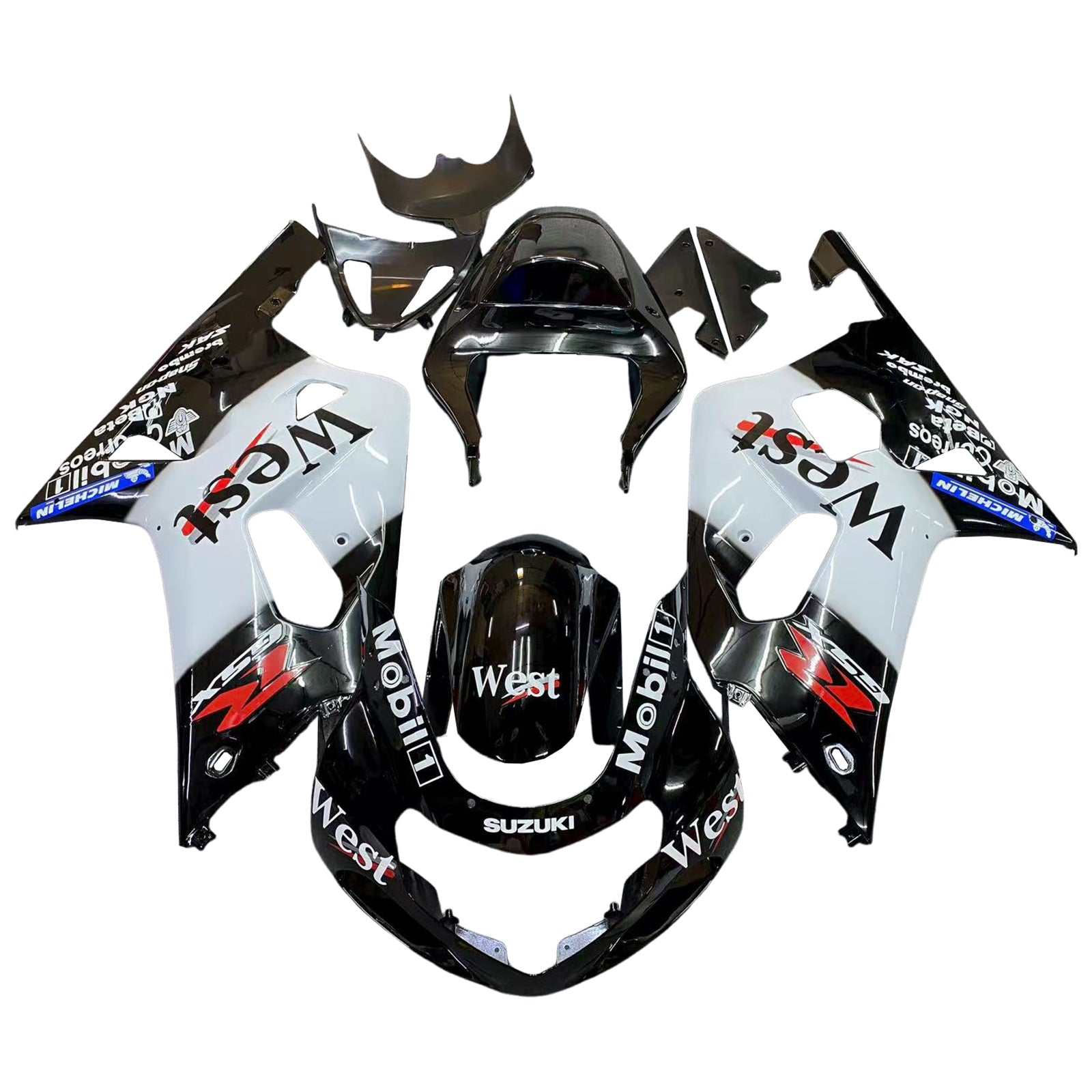 Amotopart Suzuki GSXR600 2001-2003 GSXR750 2000-2003 K1 Fairing Kit