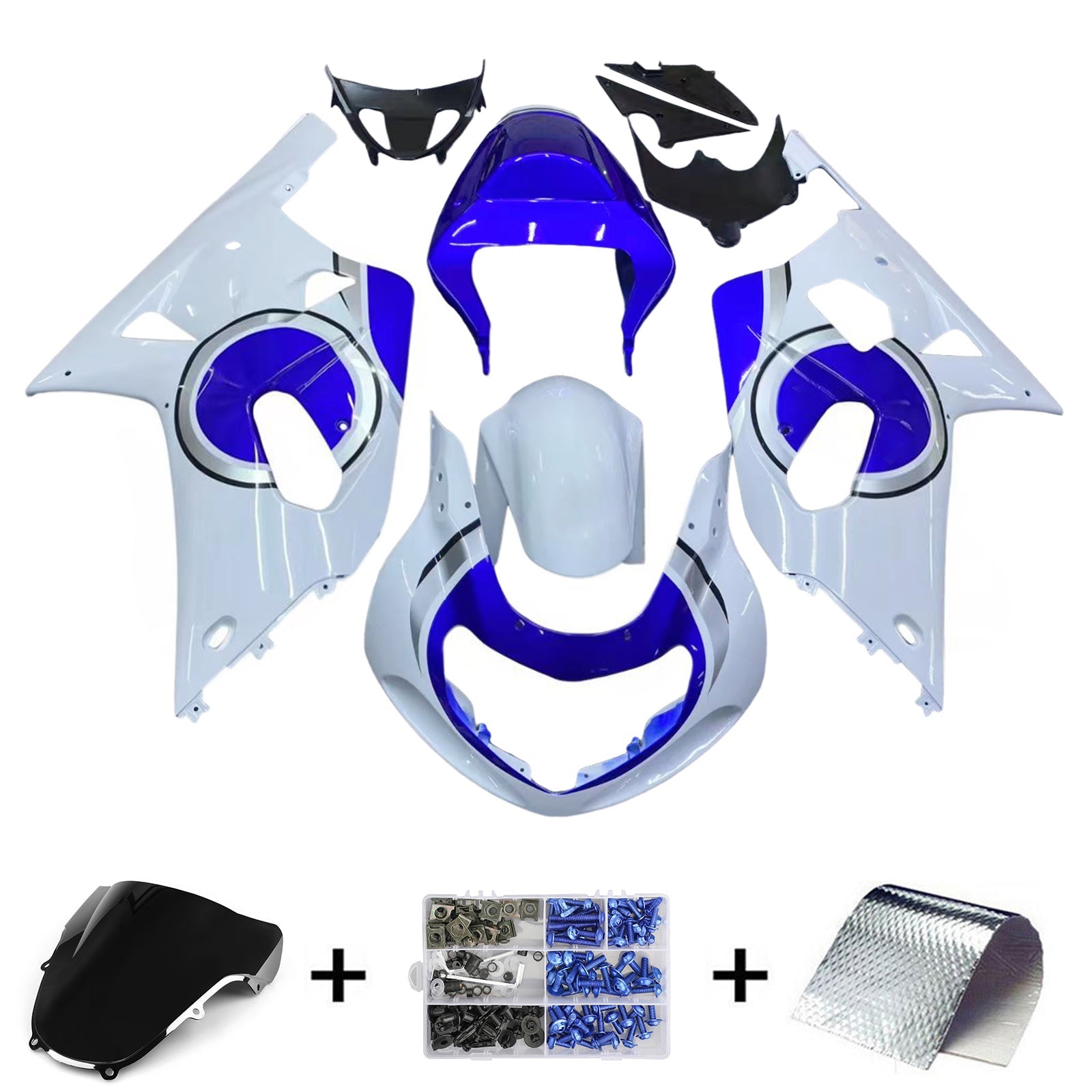 Amotopart Suzuki GSXR600 2001-2003 GSXR750 2000-2003 K1 Fairing Kit