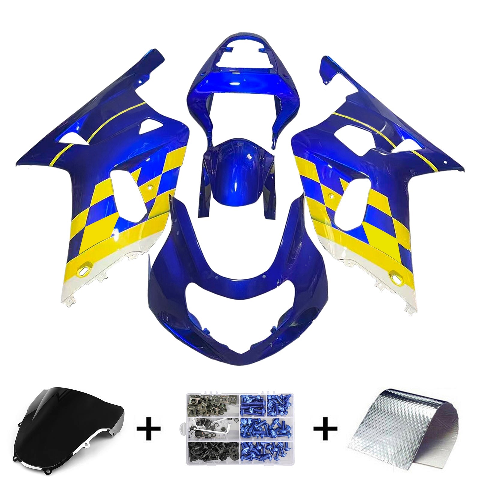 Amotopart Suzuki GSXR600 2001-2003 GSXR750 2000-2003 K1 Fairing Kit