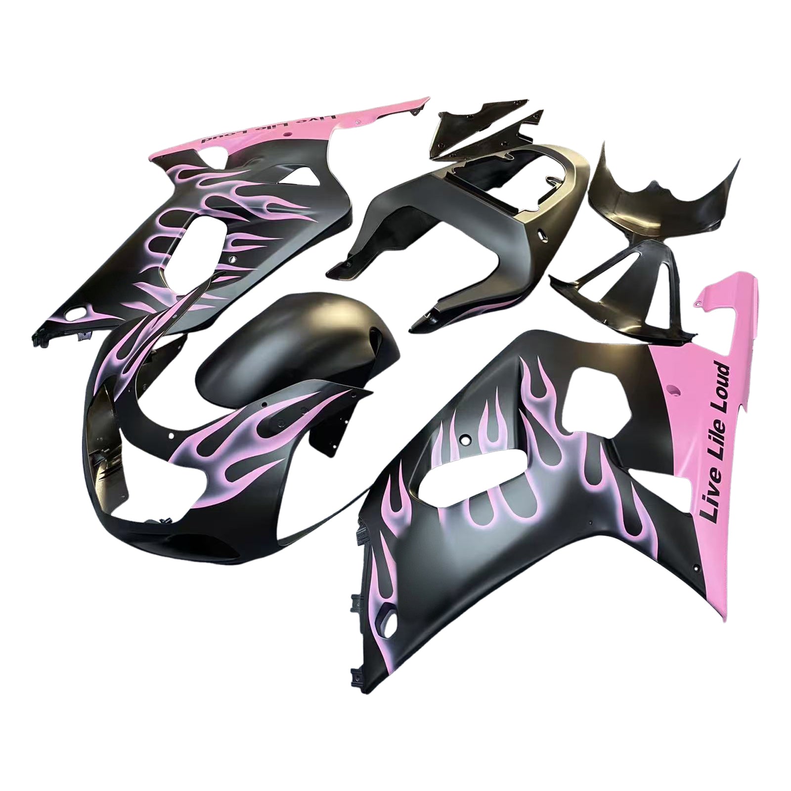 Pink Injection Fairing Kit For Suzuki GSXR600 2001-2003 GSXR750 2000-2003 K1