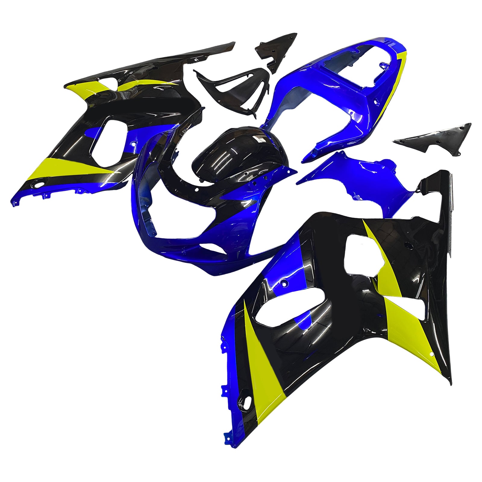 Carenados 2001-2003 Suzuki GSXR 750 azul y negro GSXR genérico