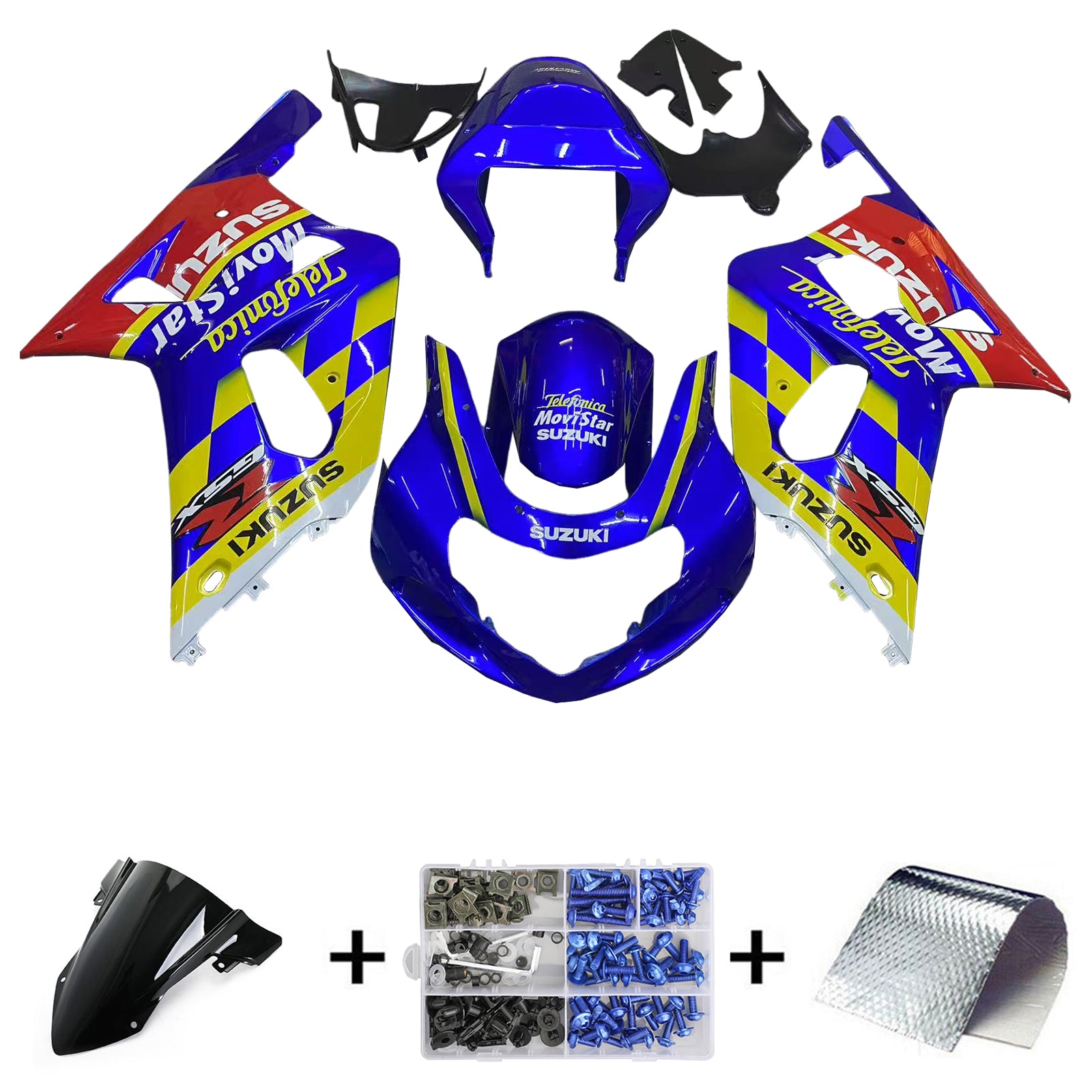 Suzuki GSXR750 2001-2003  Fairing Kit Bodywork Plastic ABS
