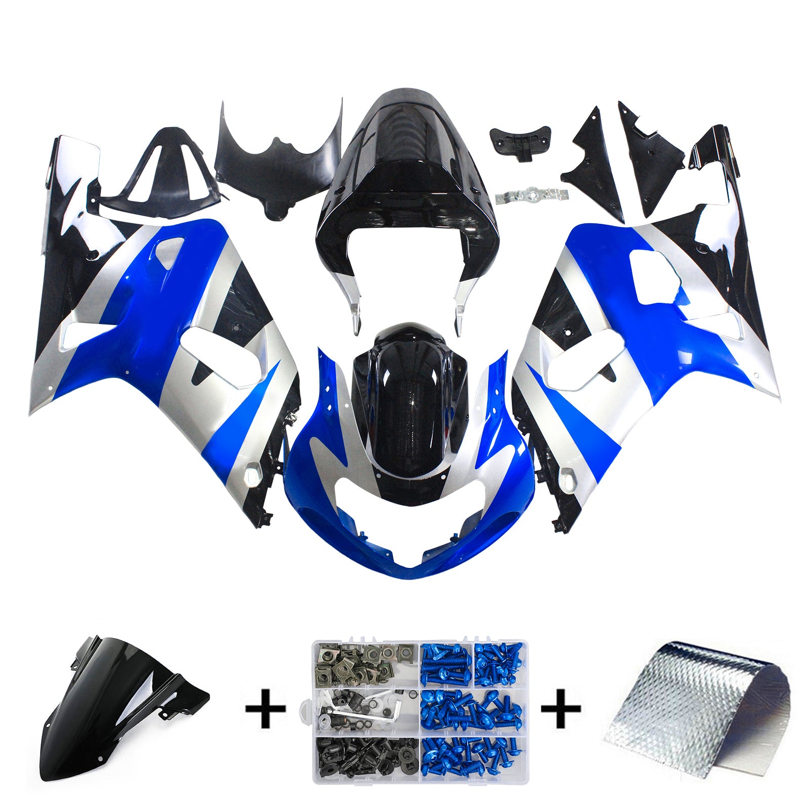 Suzuki GSXR750 2001-2003  Fairing Kit Bodywork Plastic ABS