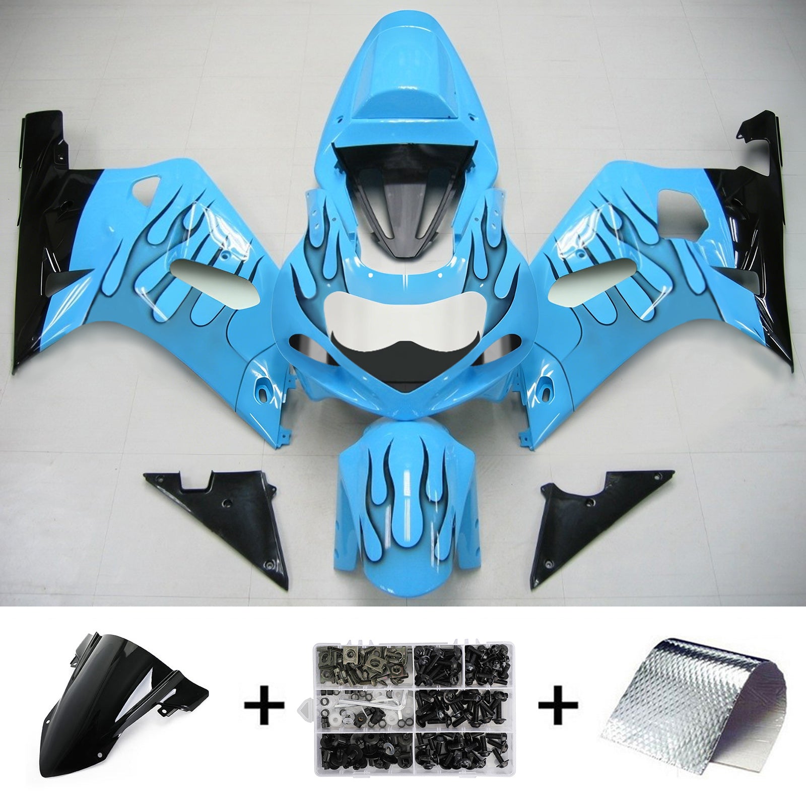Suzuki GSXR750 2001-2003 
 Fairing Kit Bodywork Plastic ABS