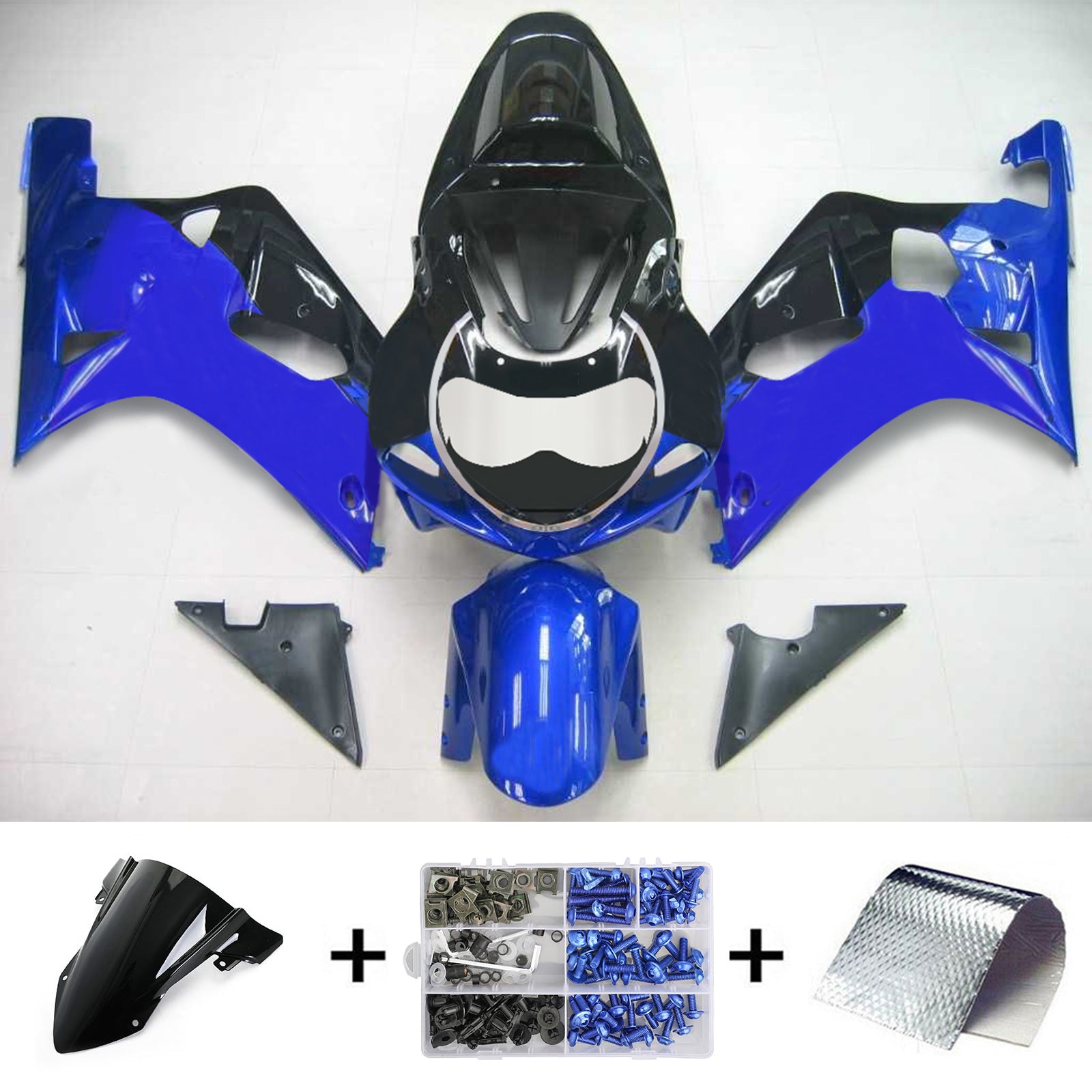 스즈키 GSXR750 2001-2003
 페어링 키트 차체 플라스틱 ABS