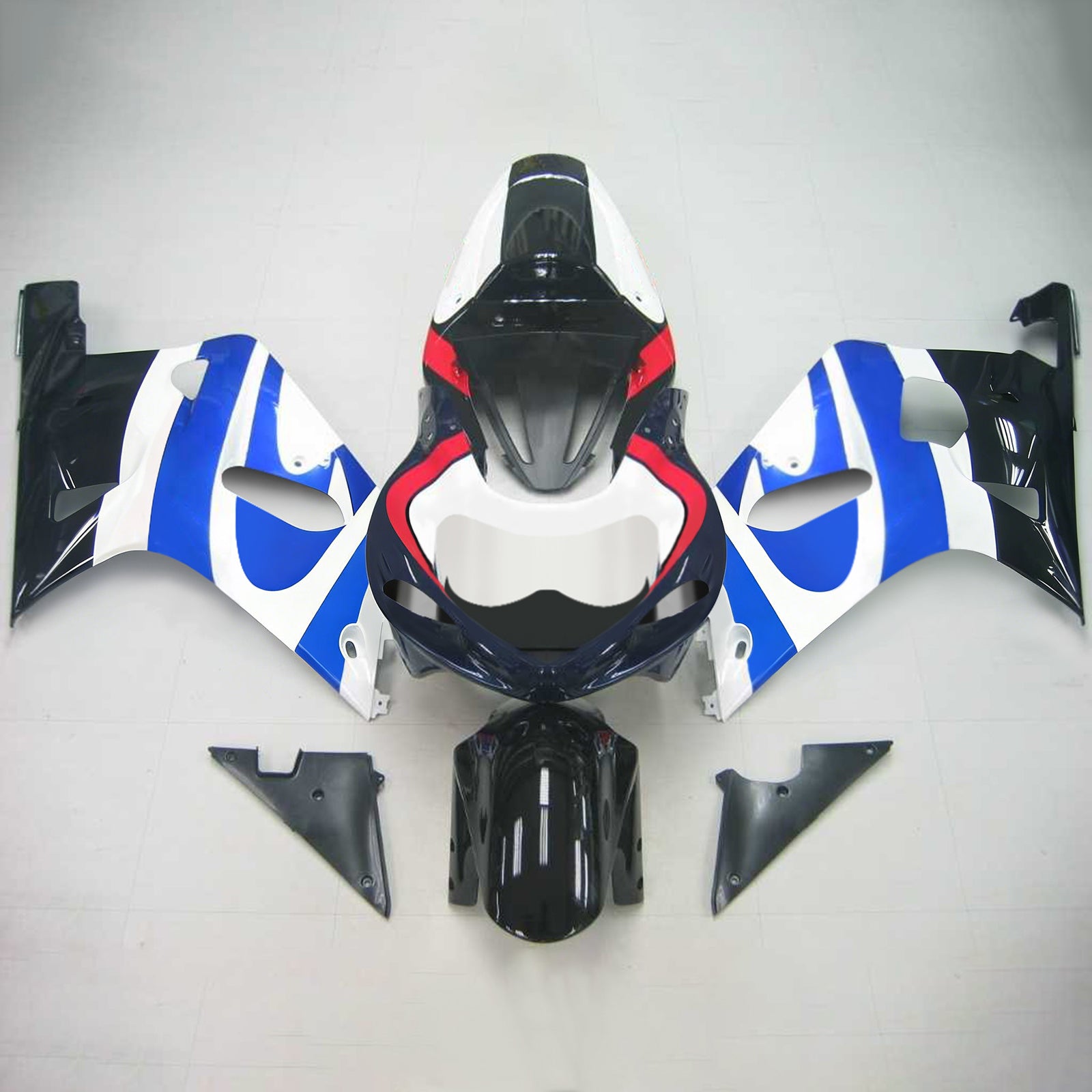 스즈키 GSXR750 2001-2003 페어링 키트 차체 플라스틱 ABS