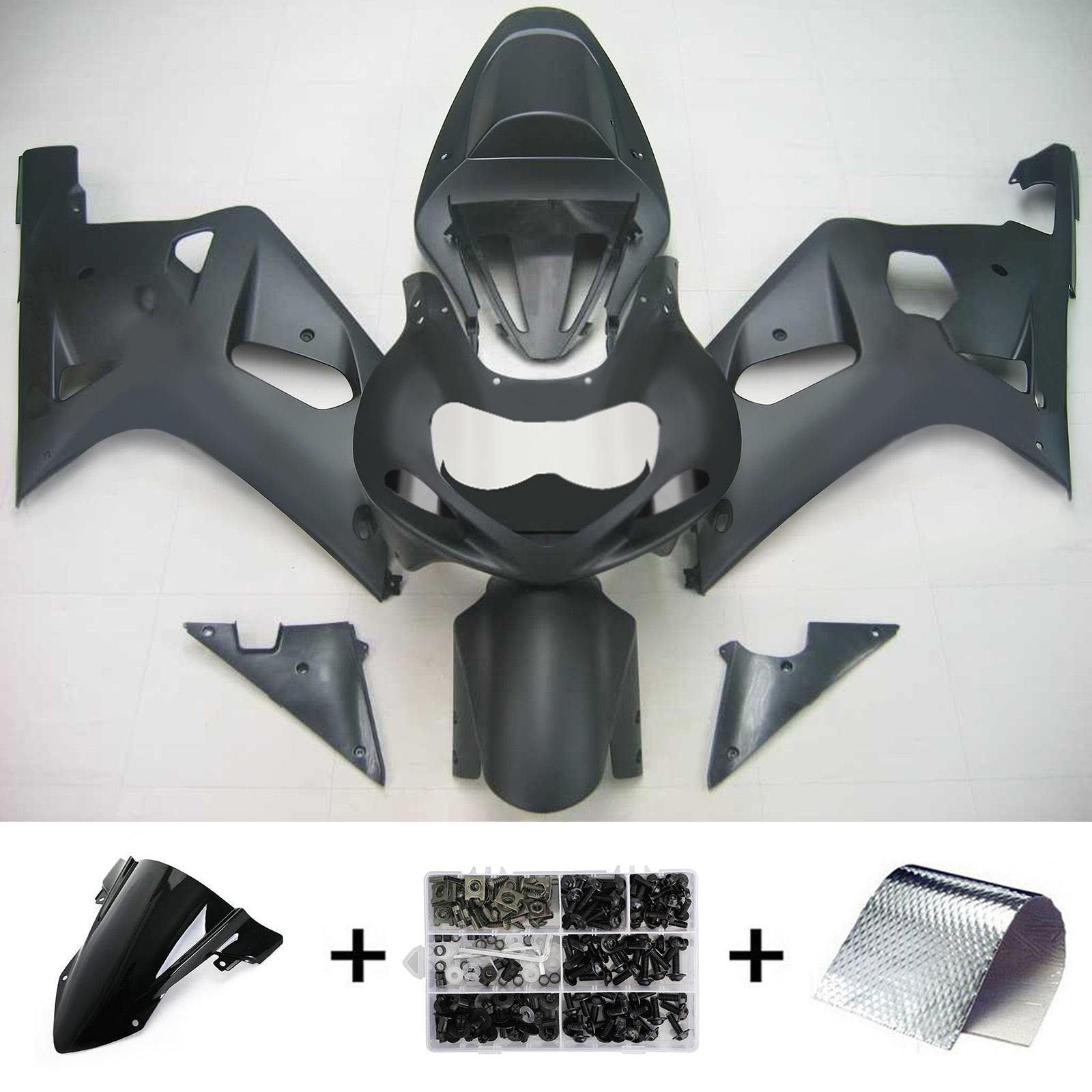 스즈키 GSXR750 2001-2003 페어링 키트 차체 플라스틱 ABS