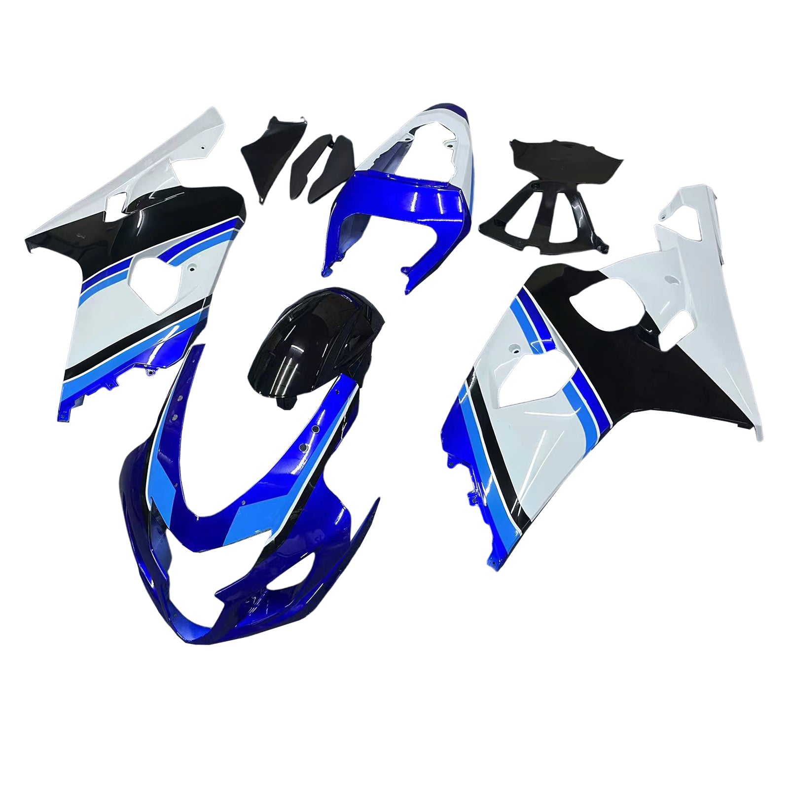 Fairings 2004-2005 Suzuki GSXR 600 750 Blue White Black GSXR  Generic