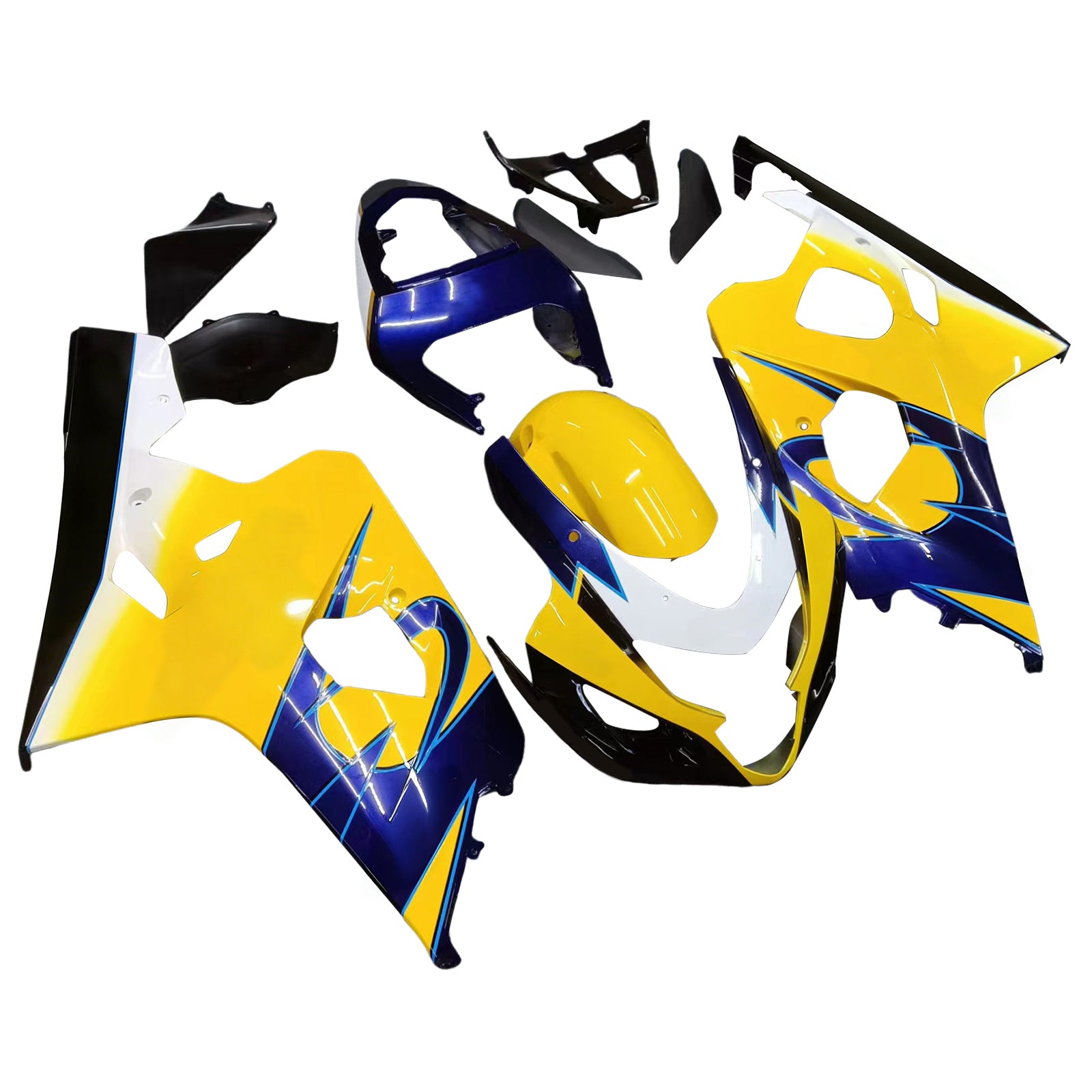 Fairings 2004-2005 Suzuki GSXR 600 750 Yellow Blue Corona GSXR