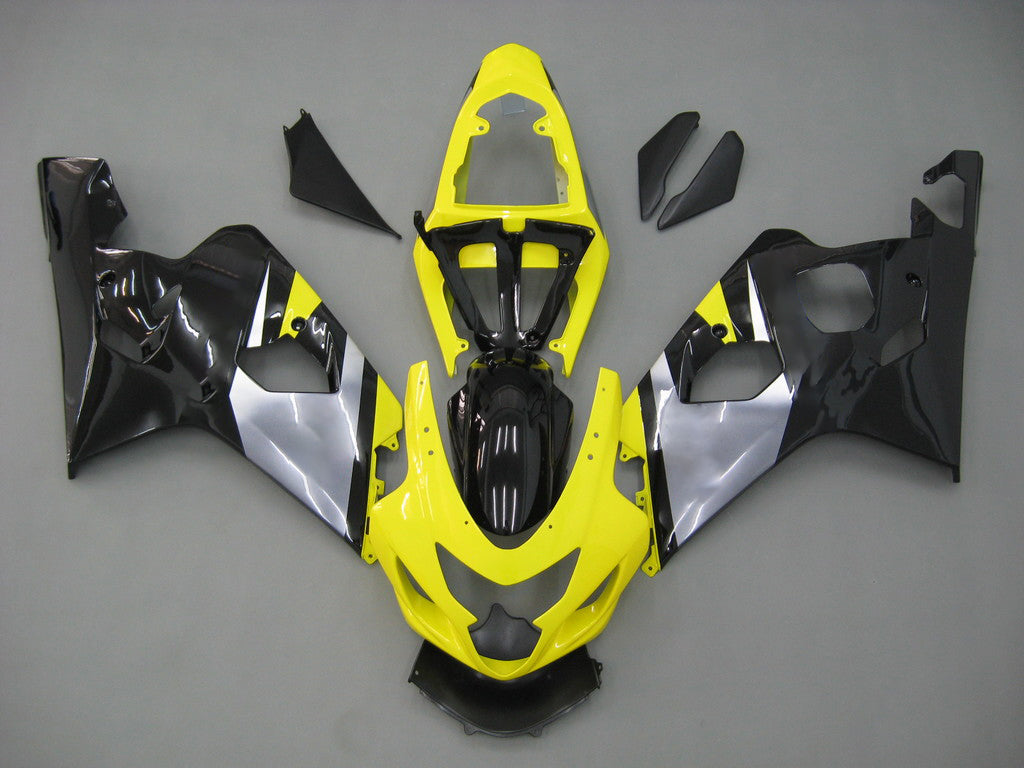 Fairings 2004-2005 Suzuki GSXR 600 750 Yellow & Black GSXR  Generic