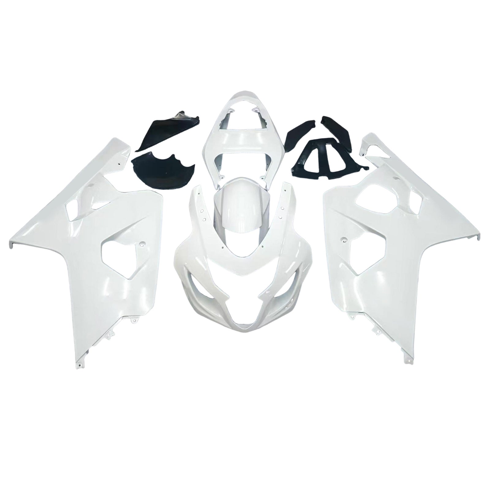 Fairings 2004-2005 Suzuki GSXR 600 750 White Metallic GSXR  Generic