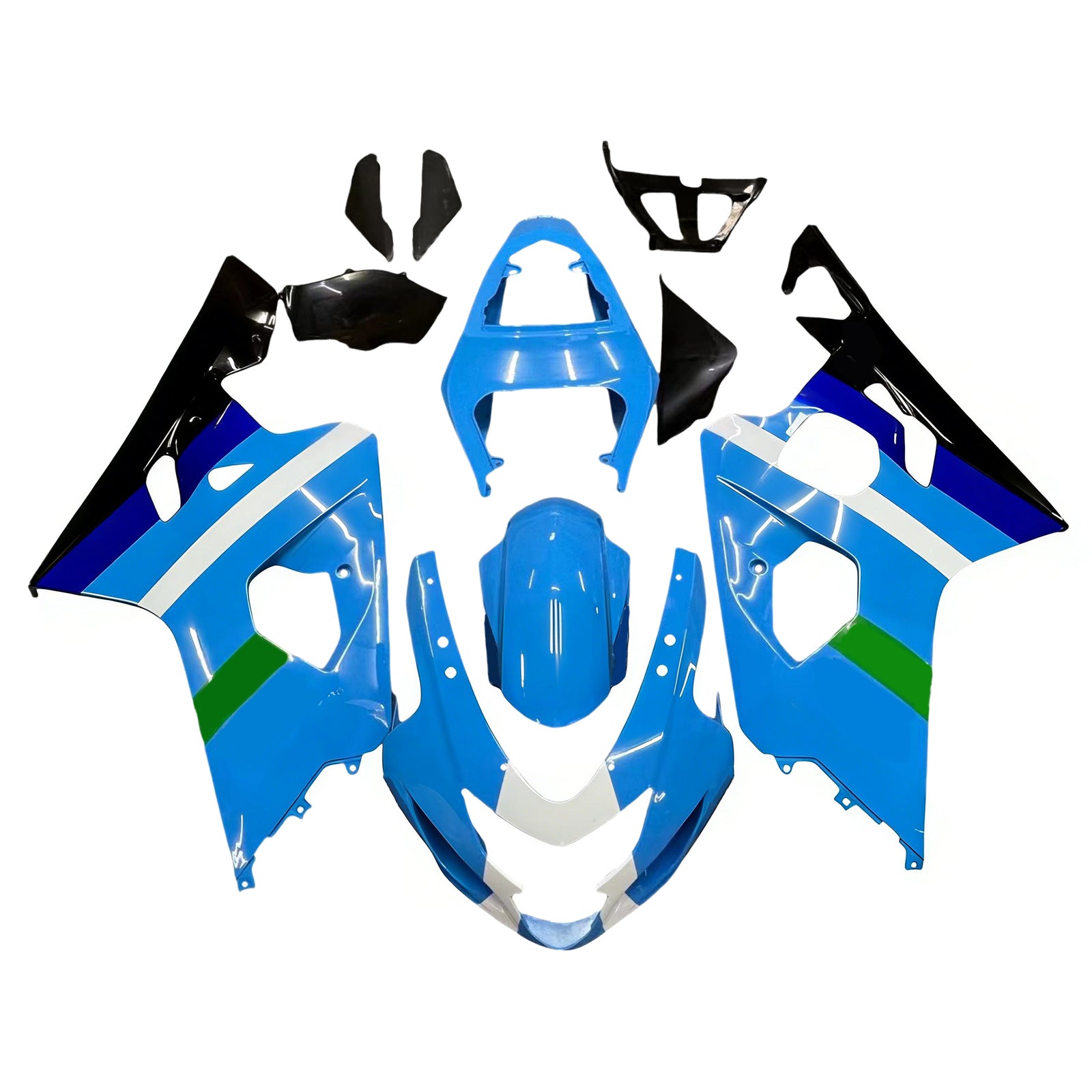 Fairings 2004-2005 Suzuki GSXR 600 750 Blue Rizla Suzuki GSXR  Generic