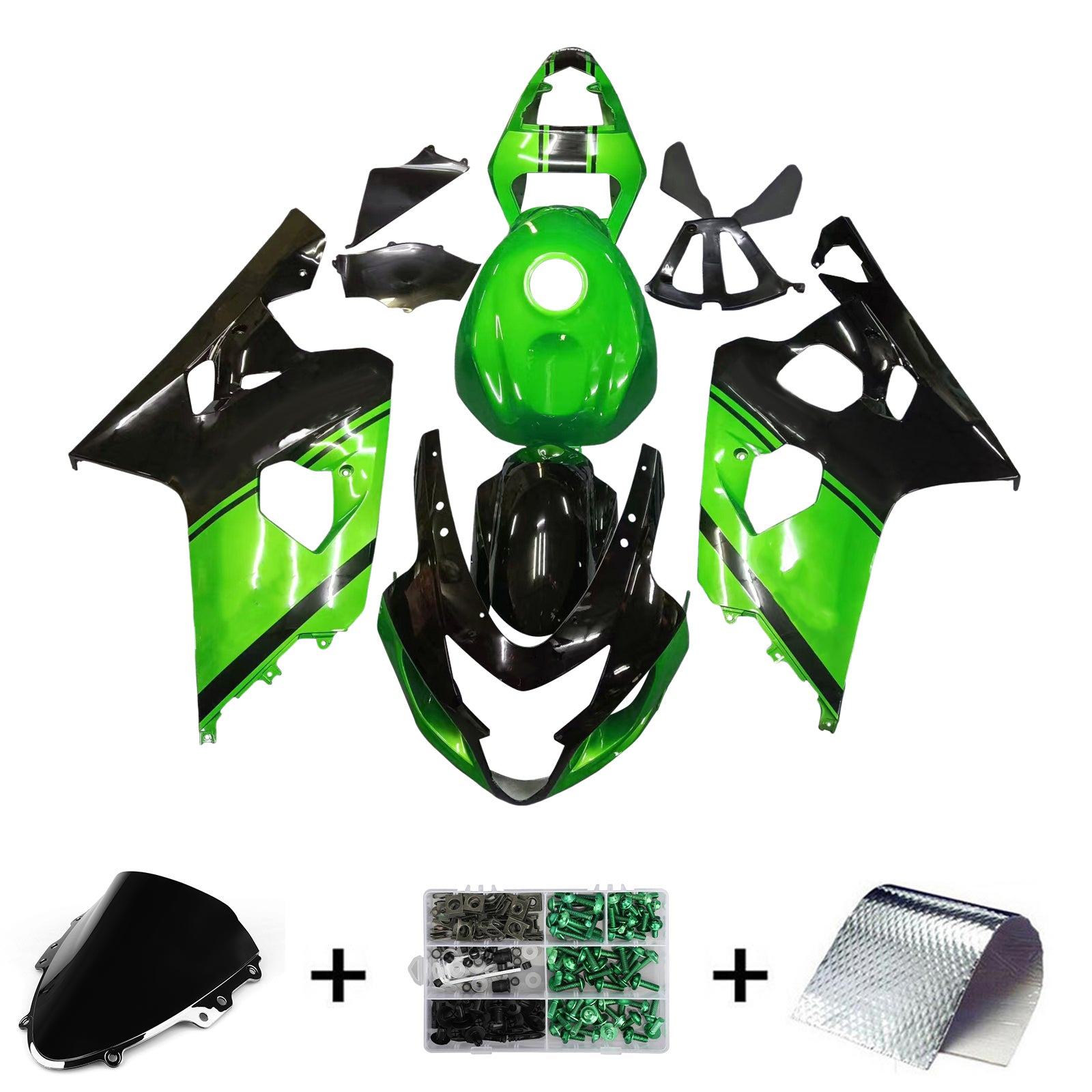 Suzuki GSXR 600/750 2004-2005 K4 Fairing Kit Bodywork Plastic ABS