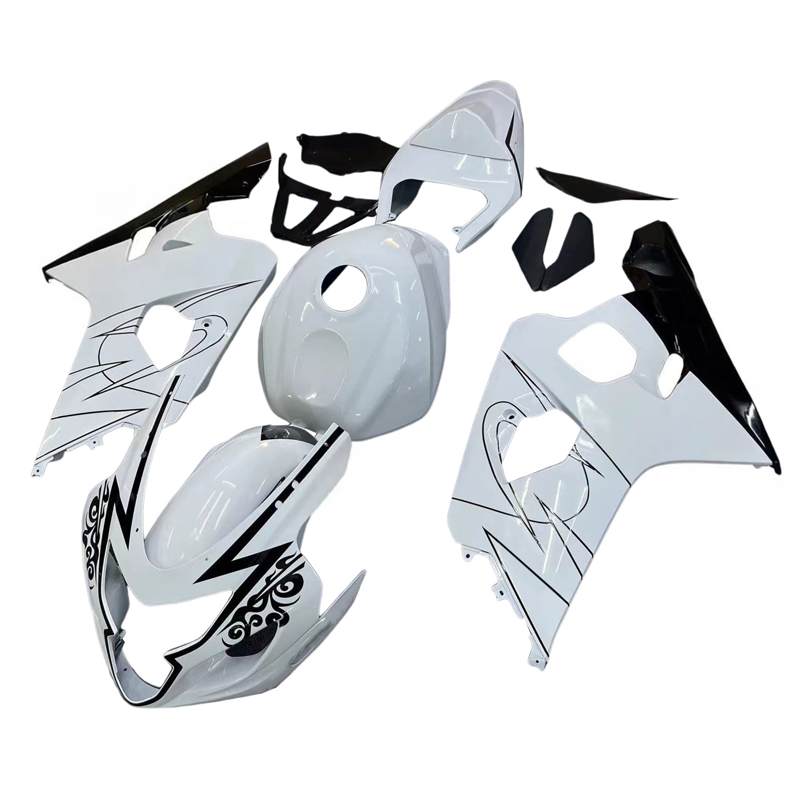 스즈키 GSXR 600/750 2004-2005 K4 페어링 키트 차체 플라스틱 ABS