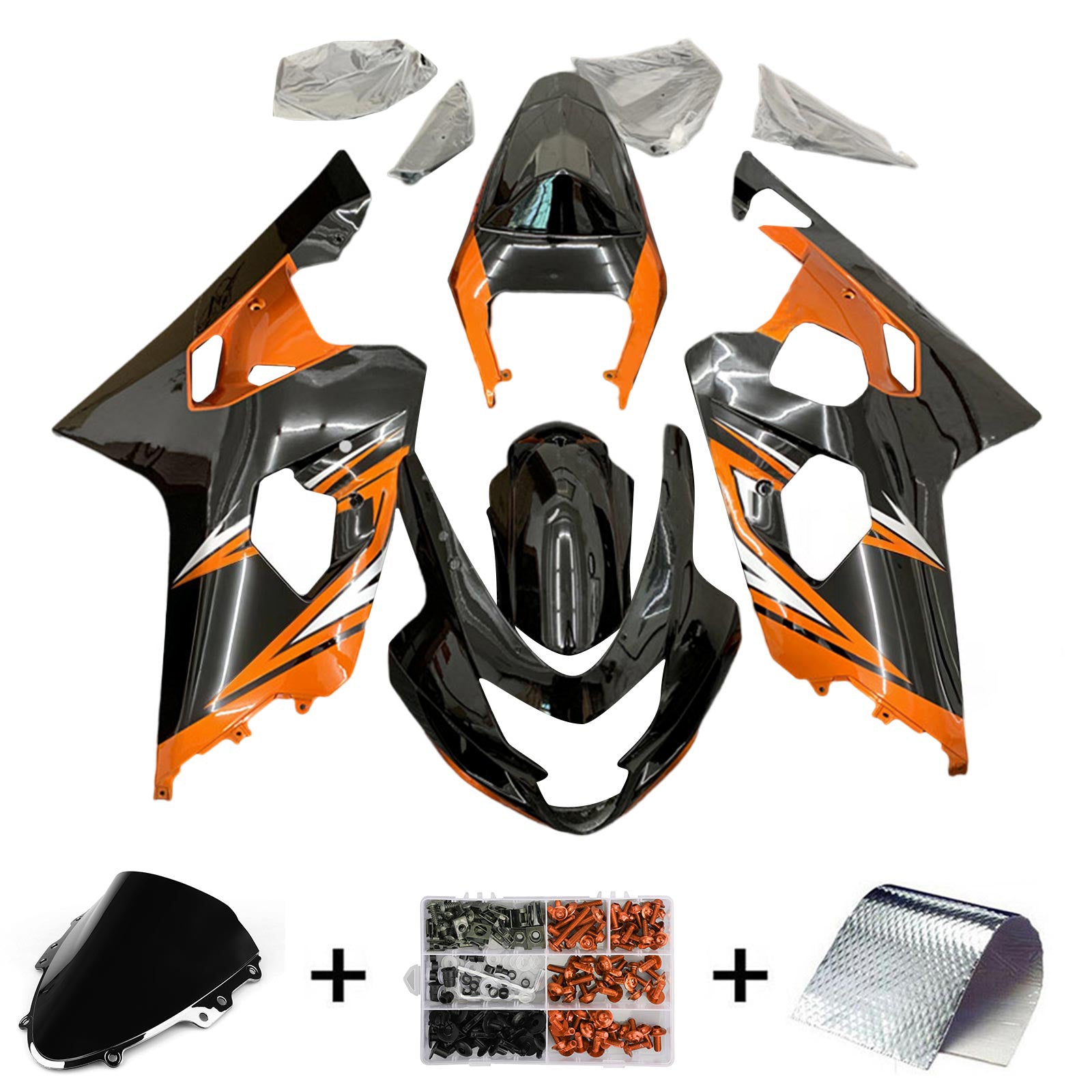 Suzuki GSXR 600/750 2004-2005 K4 Fairing Kit Bodywork Plastic ABS