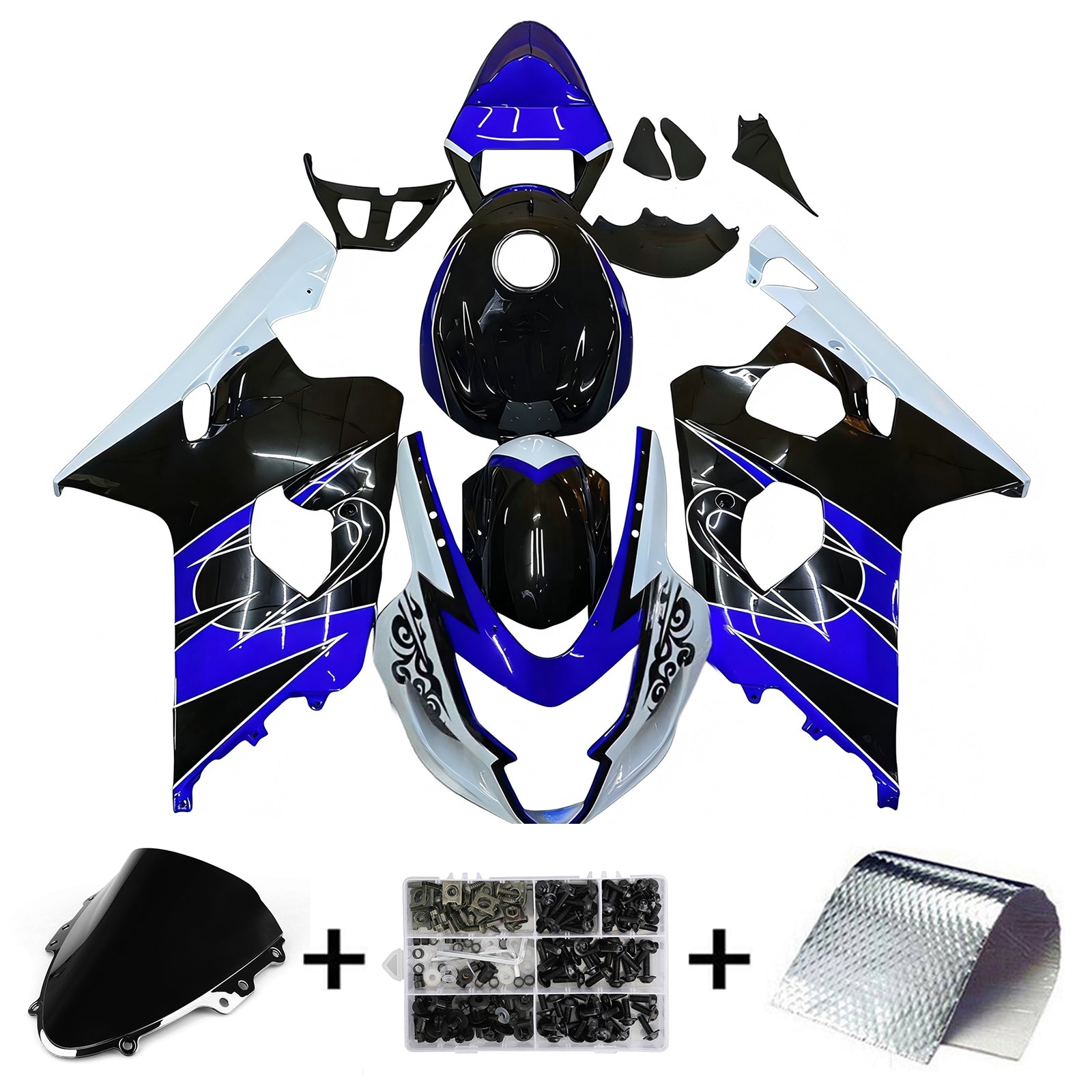Suzuki GSXR 600/750 2004-2005 Fairing Kit Bodywork Plastic ABS