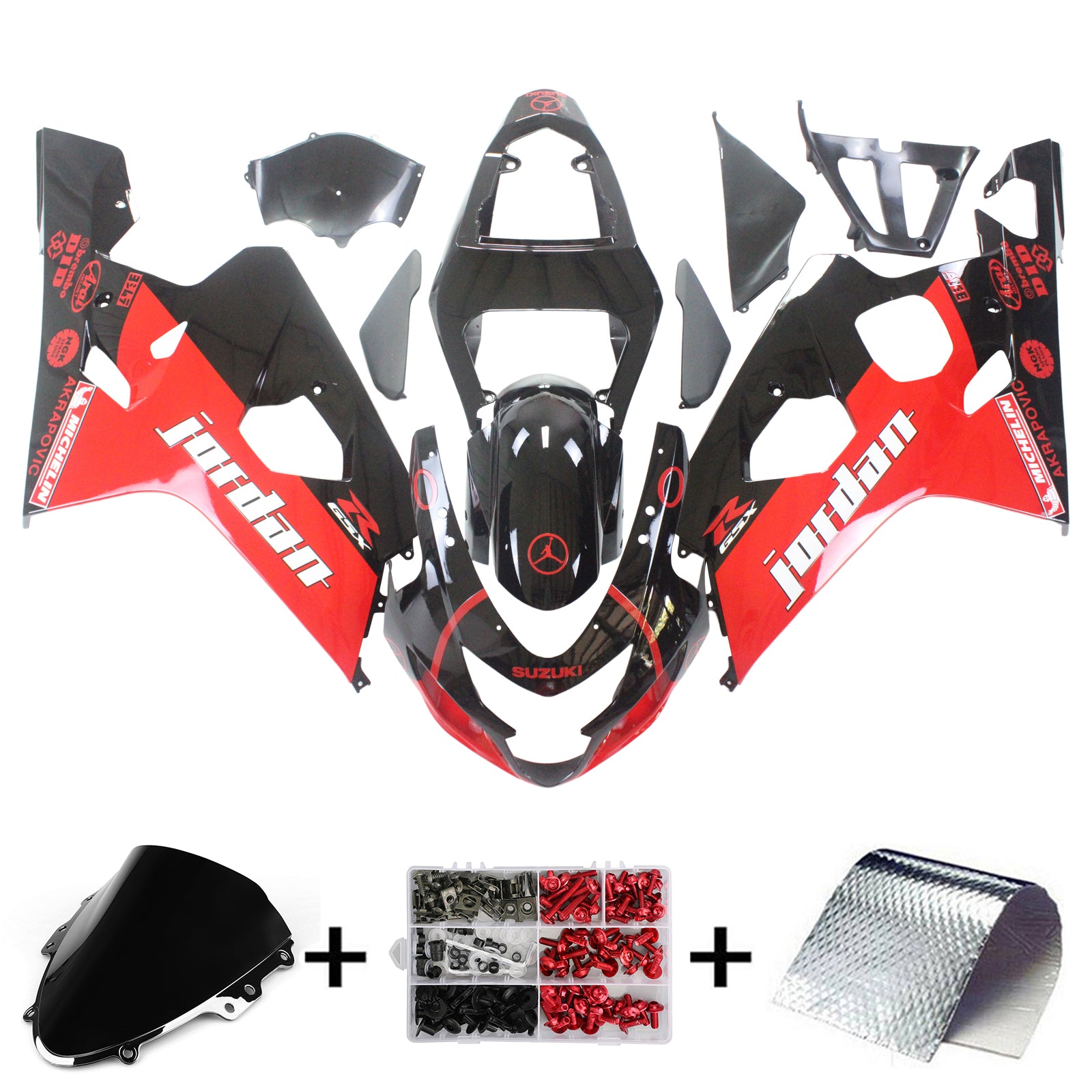 Suzuki GSXR 600/750 2004-2005 Fairing Kit Bodywork Plastic ABS