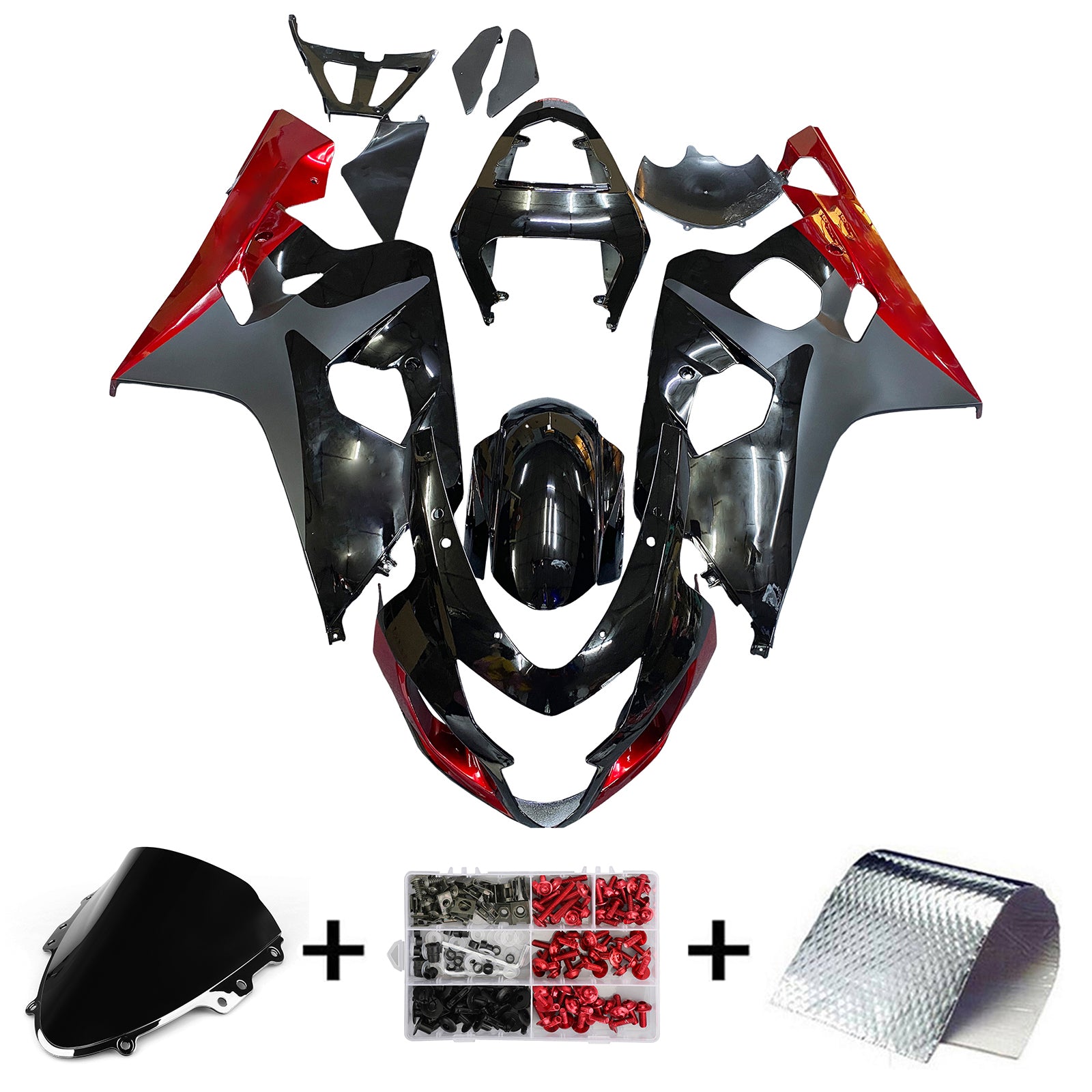 Suzuki GSXR 600/750 2004-2005 K4 Fairing Kit Bodywork Plastic ABS