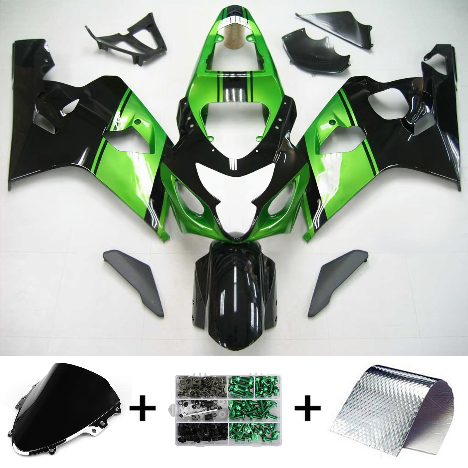 스즈키 GSXR 600/750 2004-2005 페어링 키트 차체 플라스틱 ABS