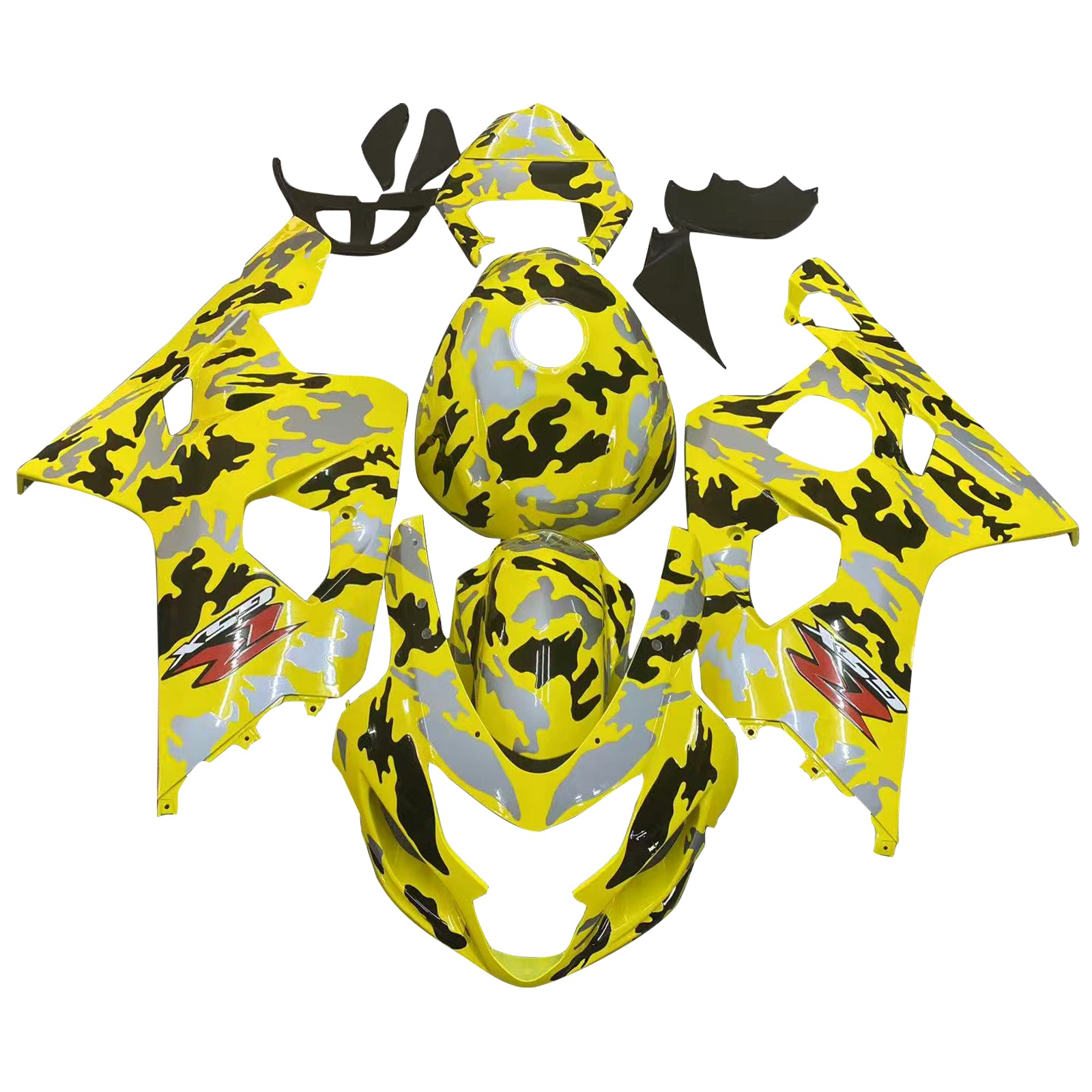 Amotopart Suzuki GSXR 600/750 2004-2005 K4 Fairing Kit Bodywork Plastic ABS