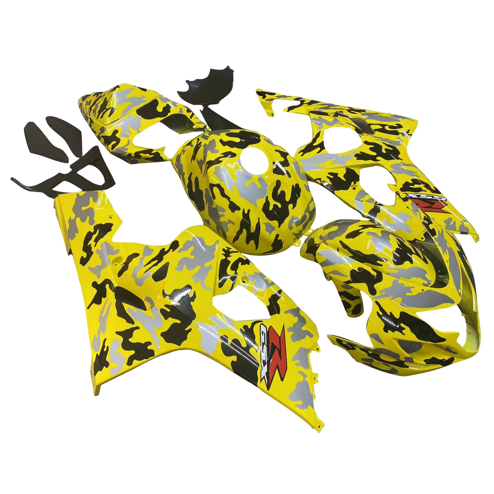 Amotopart Suzuki GSXR 600/750 2004-2005 K4 Fairing Kit Bodywork Plastic ABS