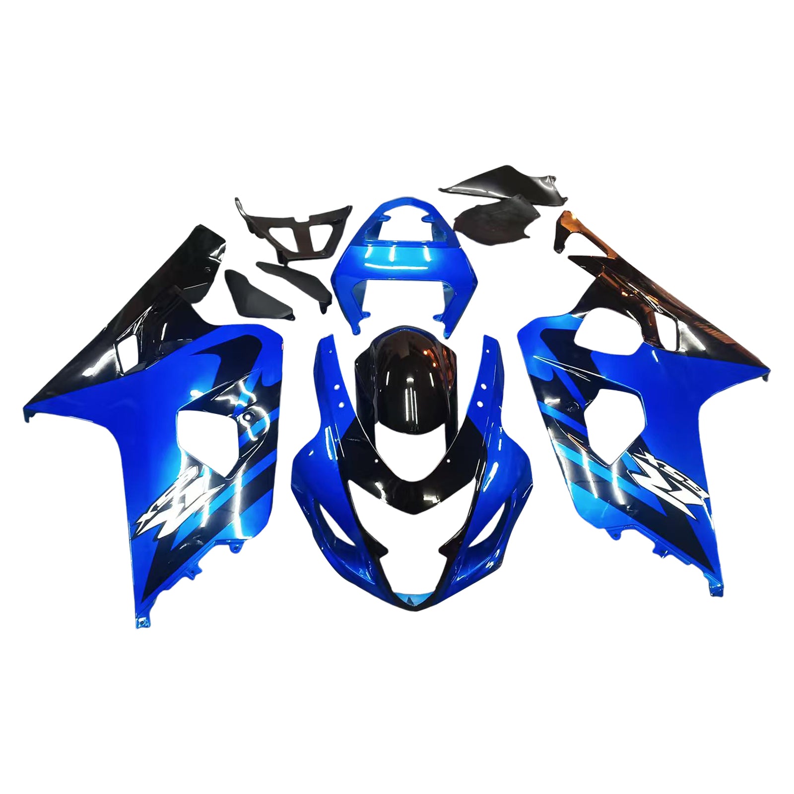 Amotopart Suzuki GSXR 600/750 2004-2005 K4 페어링 키트 차체 플라스틱 ABS