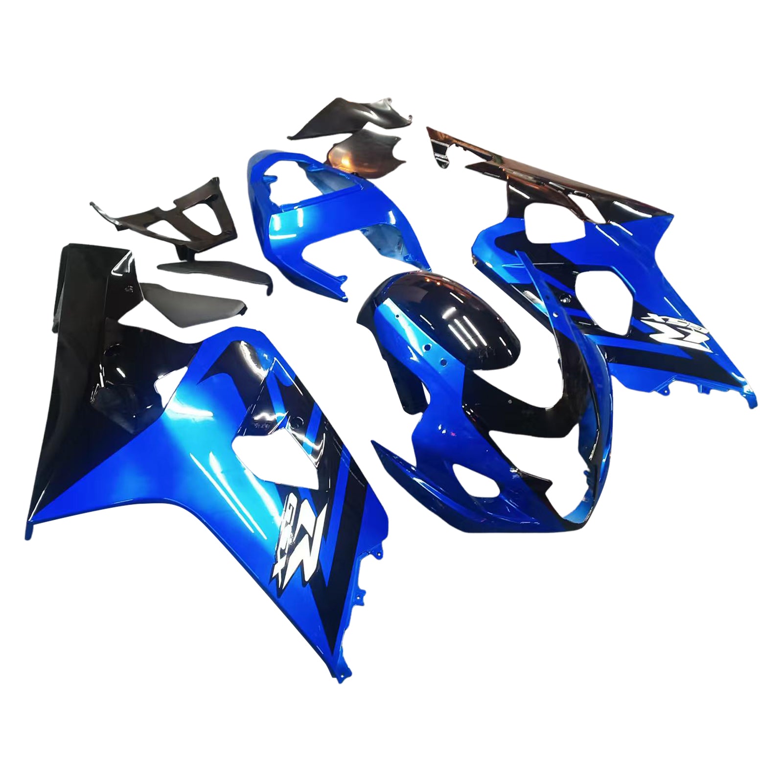 Amotopart Suzuki GSXR 600/750 2004-2005 K4 Fairing Kit Bodywork Plastic ABS