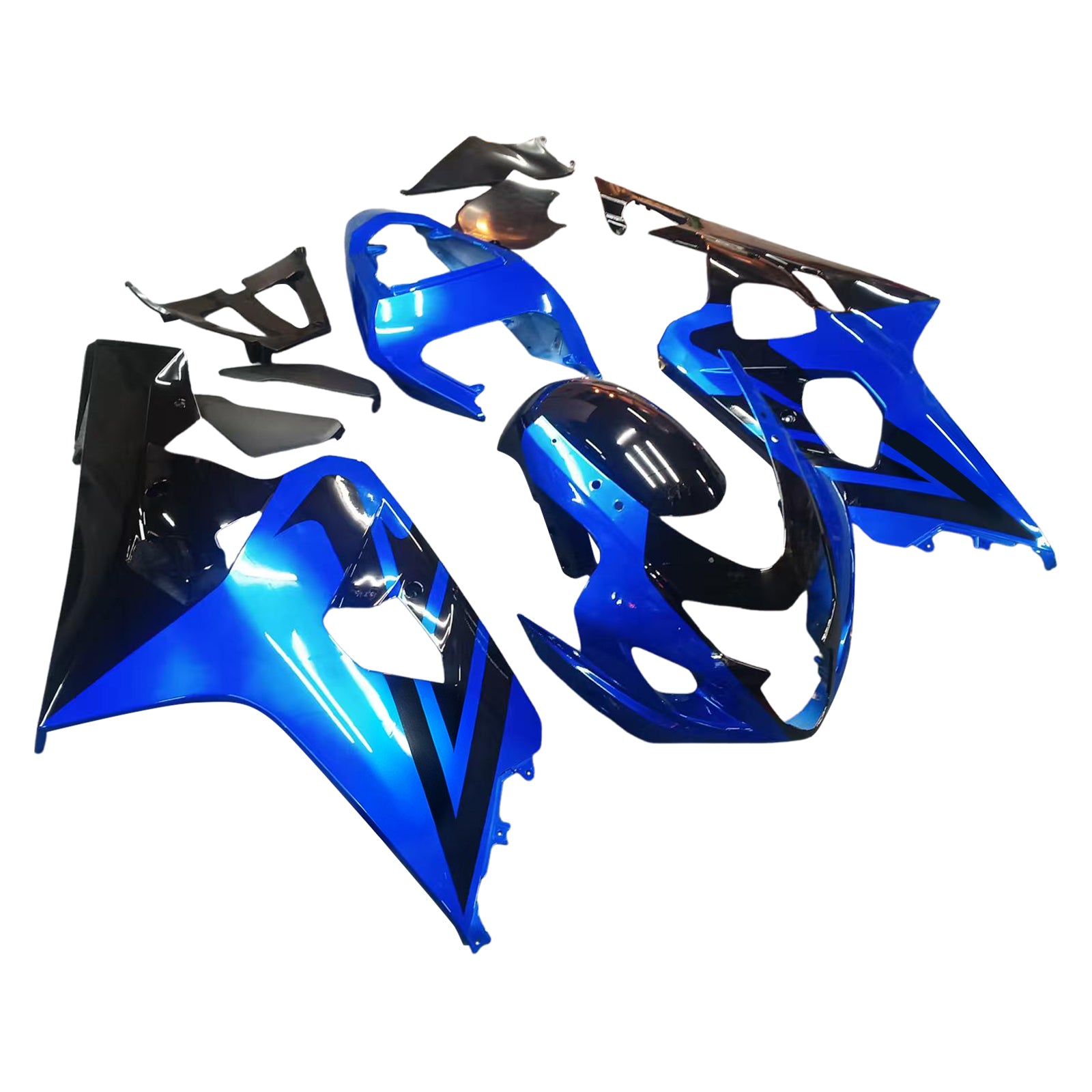 Blue Injection Fairing Kit Bodywork Plastic ABS For Suzuki GSXR 600/750 2004-2005 K4