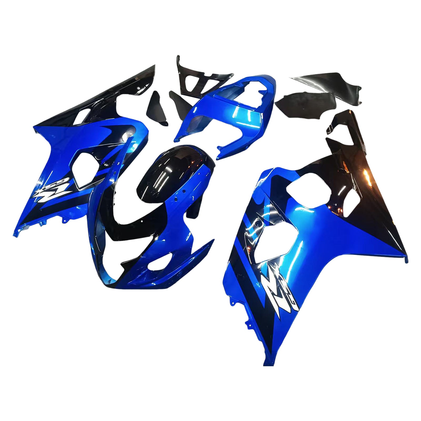 Amotopart Suzuki GSXR 600/750 2004-2005 K4 Fairing Kit Bodywork Plastic ABS