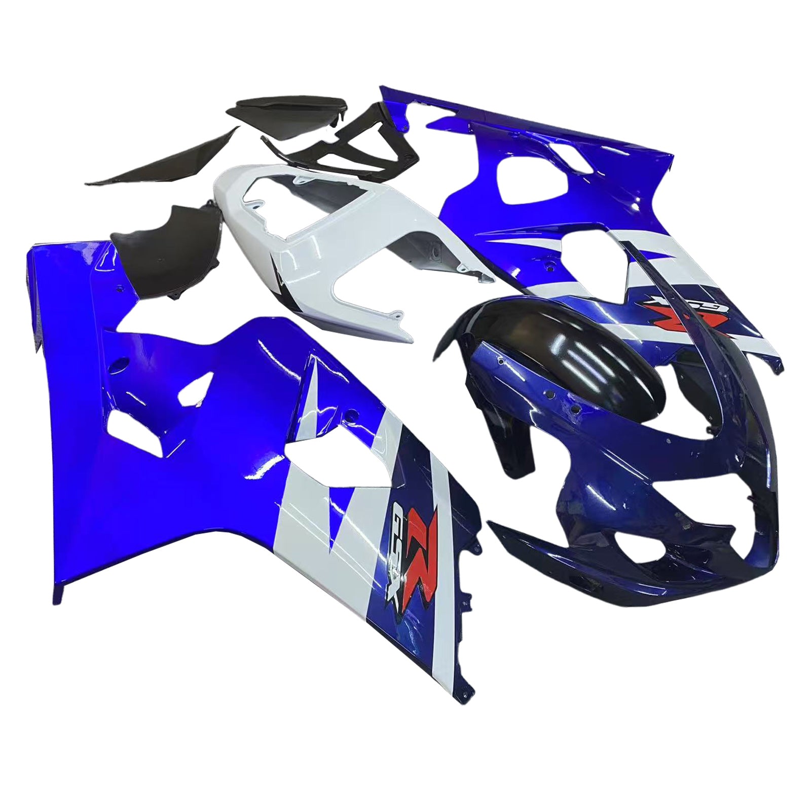Amotopart Suzuki GSXR 600/750 2004-2005 K4 Fairing Kit Bodywork Plastic ABS