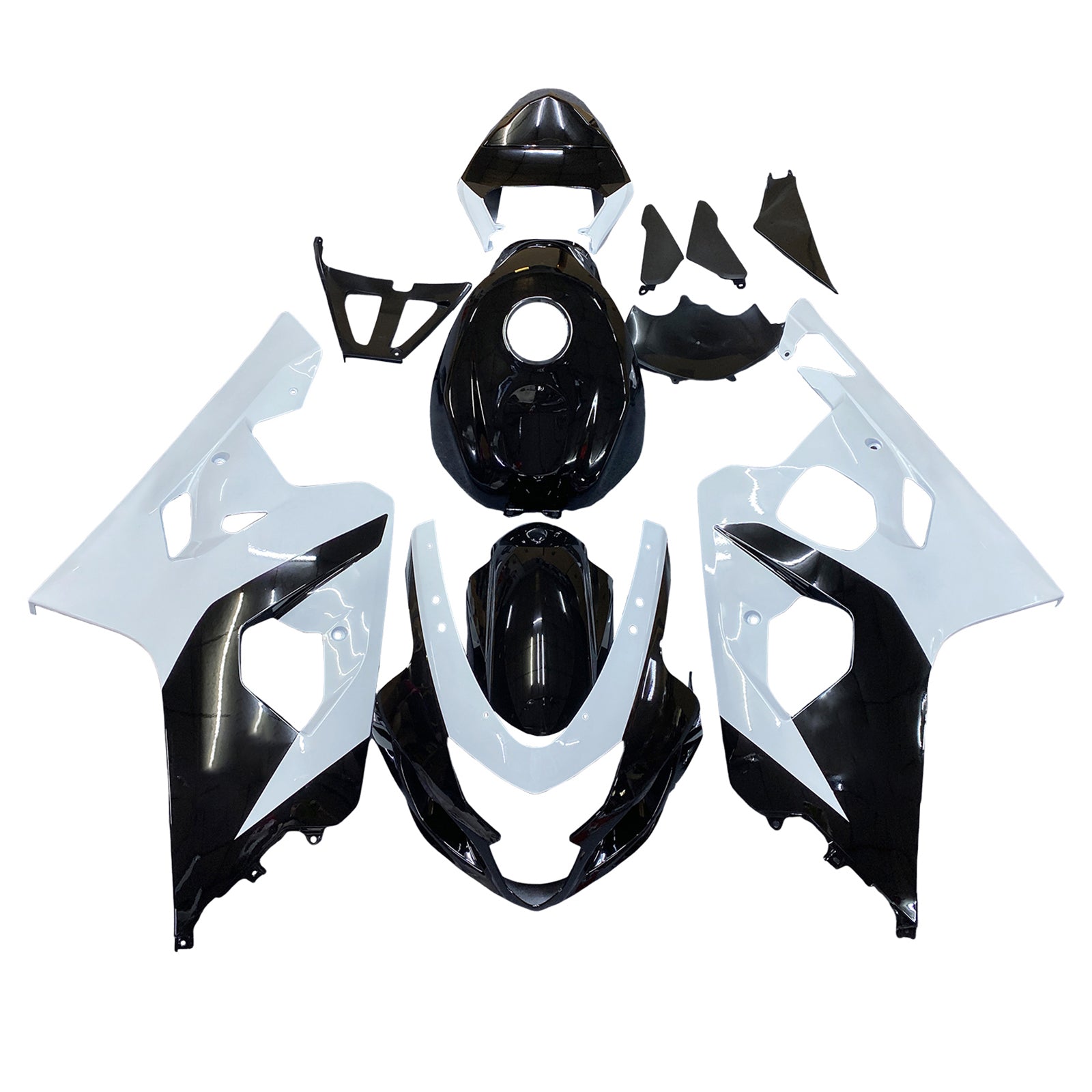 Amotopart Suzuki GSXR 600/750 2004-2005 K4 페어링 키트 차체 플라스틱 ABS