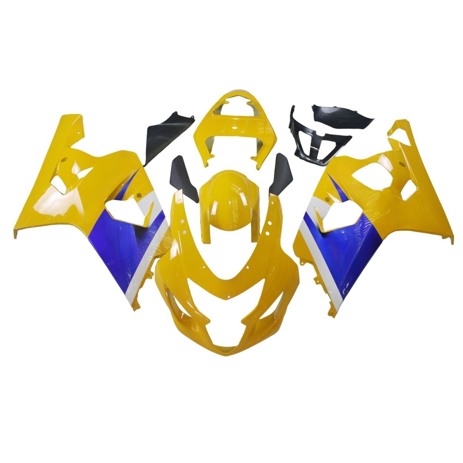 Amotopart Suzuki GSXR 600/750 2004-2005 K4 페어링 키트 차체 플라스틱 ABS