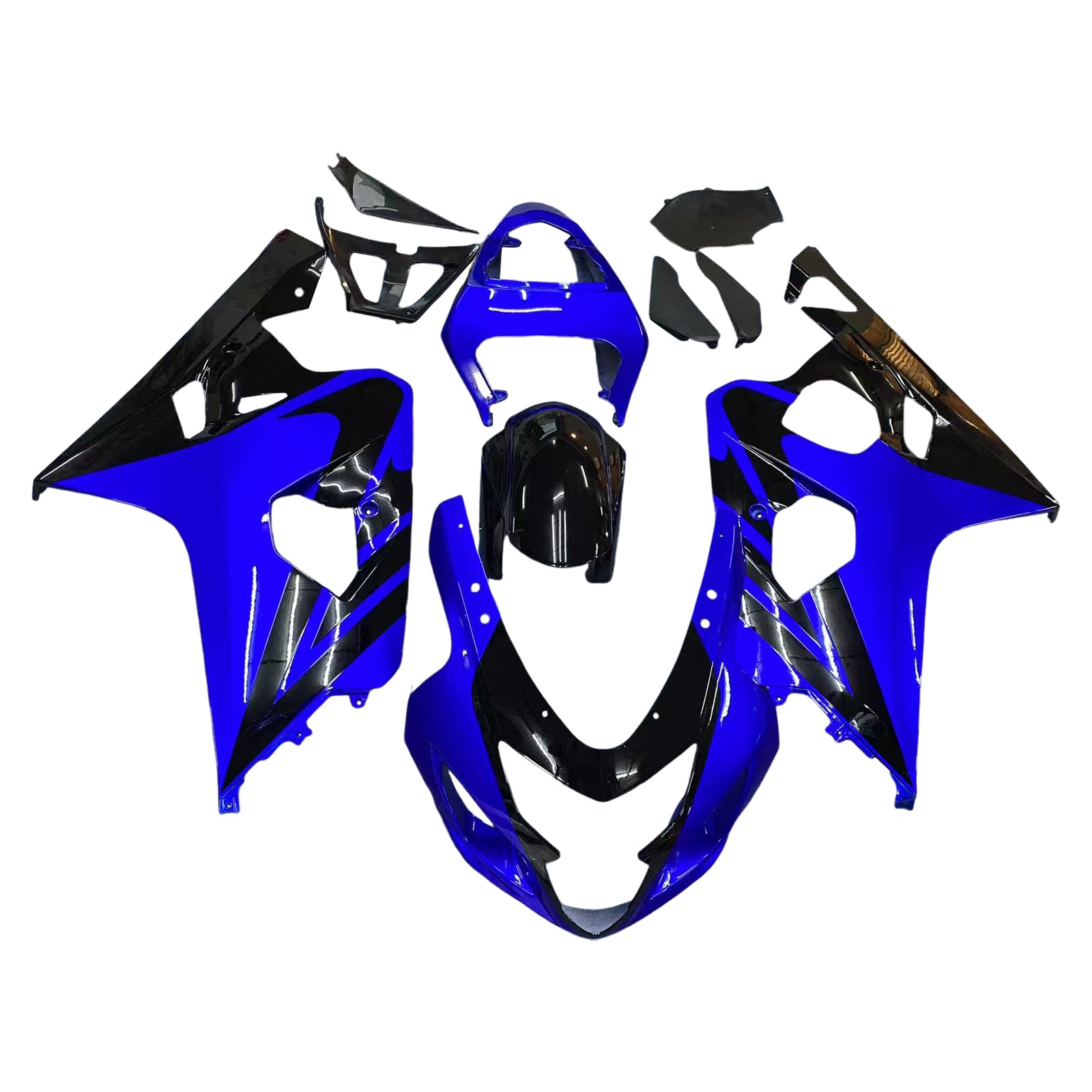 Amotopart Suzuki GSXR 600/750 2004-2005 K4 페어링 키트 차체 플라스틱 ABS
