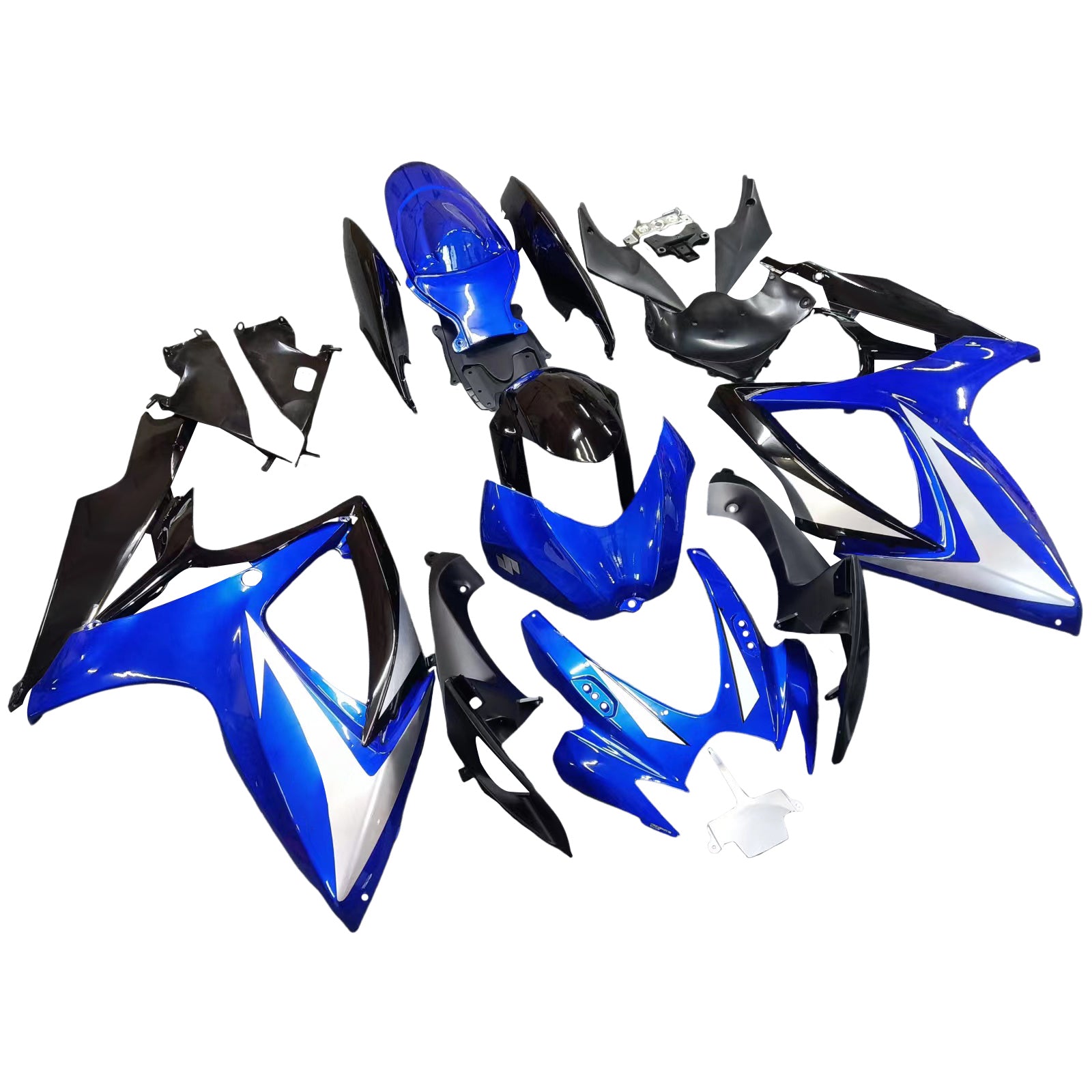 Fairings 2006-2007 Suzuki GSXR 600 750 Blue & Black GSXR