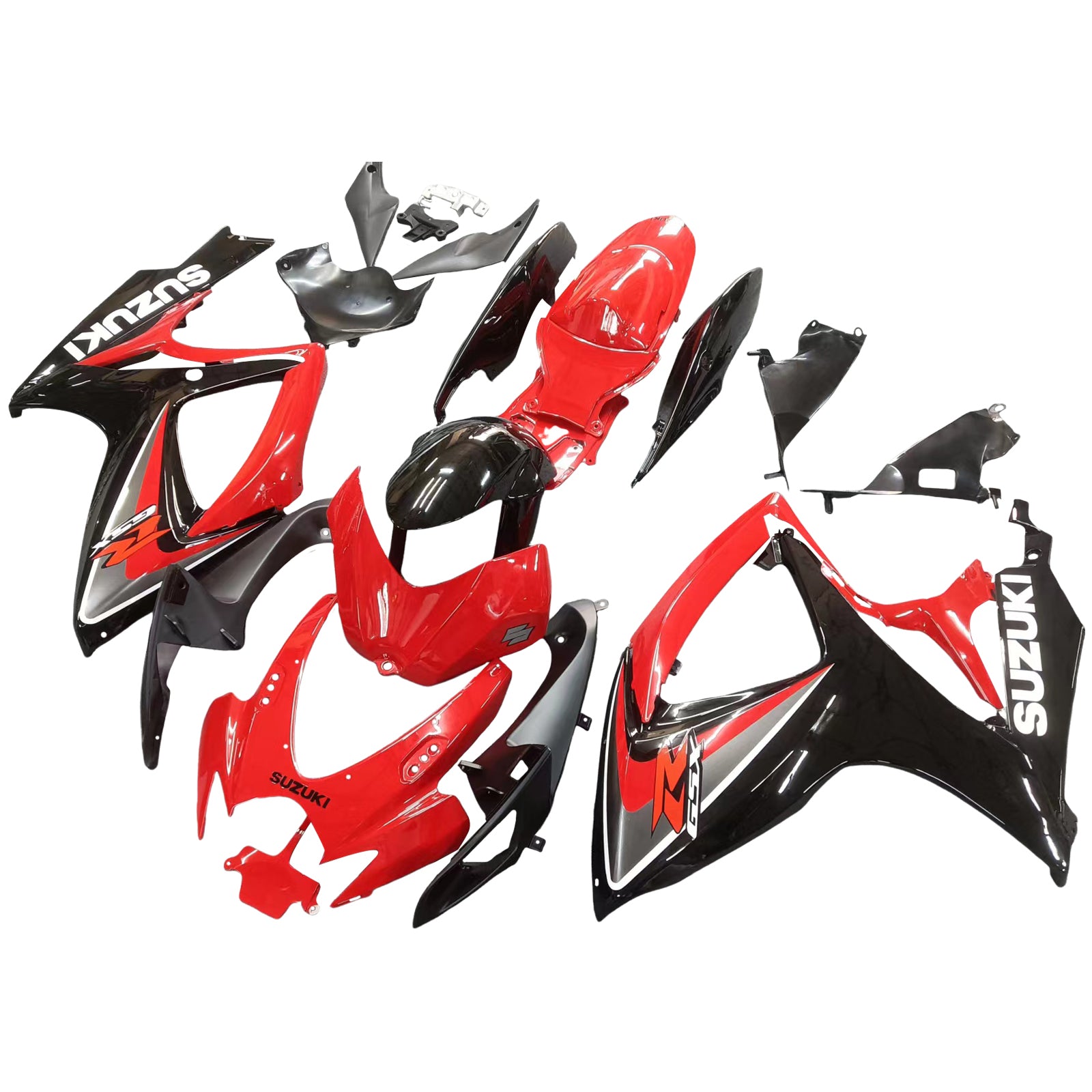 Fairings 2006-2007 Suzuki GSXR 600 750 Red & Black GSXR  Generic