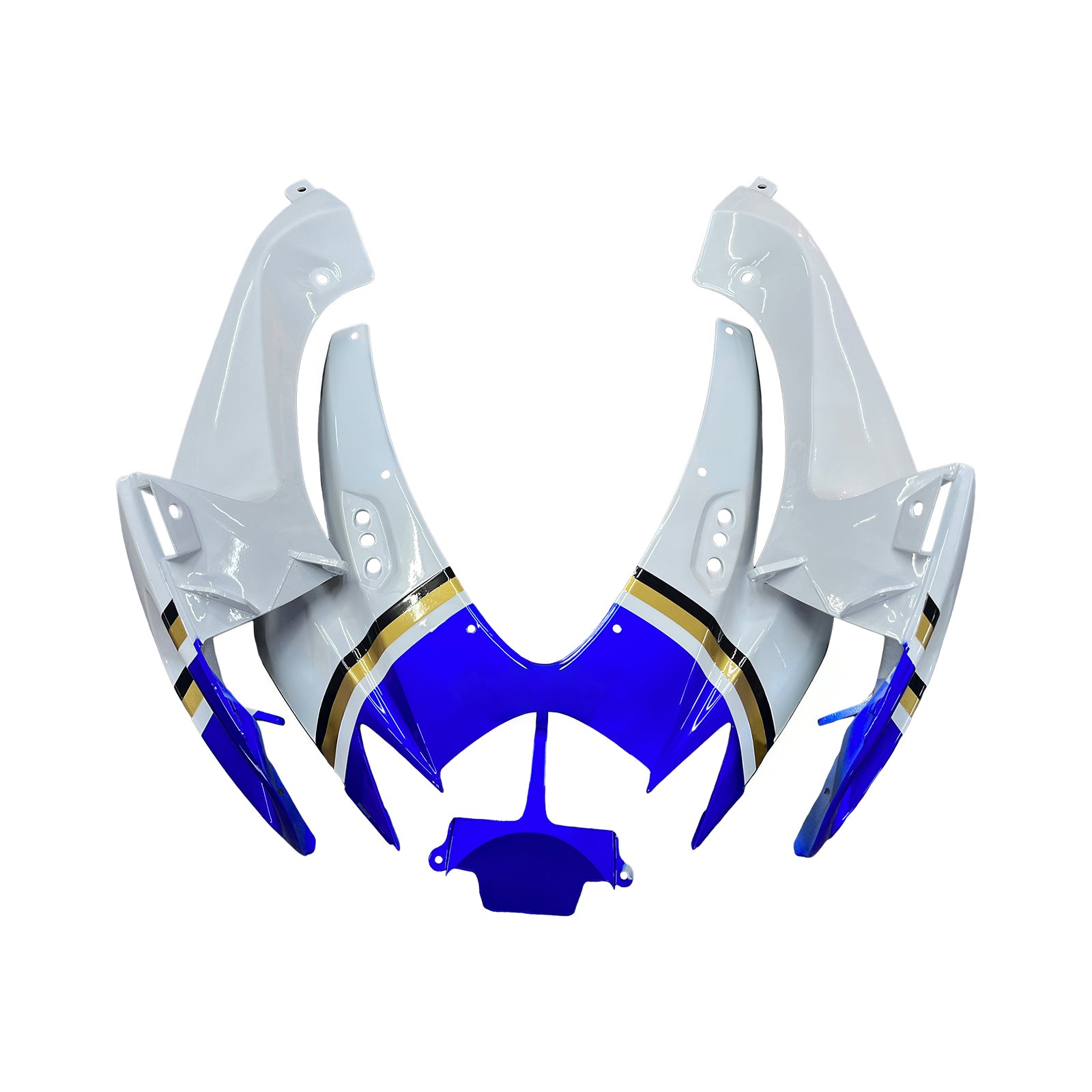 Fairings 2006-2007 Suzuki GSXR 600 750 White Blue Lucky Strike  Generic