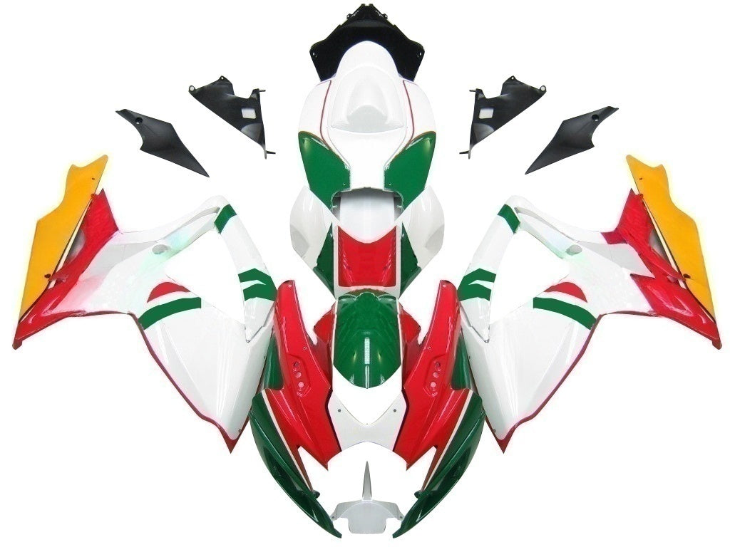 Fairings 2006-2007 Suzuki GSXR 600 750 White Red Green Alitalia Generic