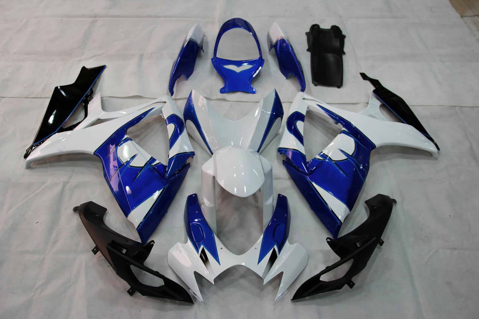 Fairings 2006-2007 Suzuki GSXR 600 750 White Blue Corona Generic
