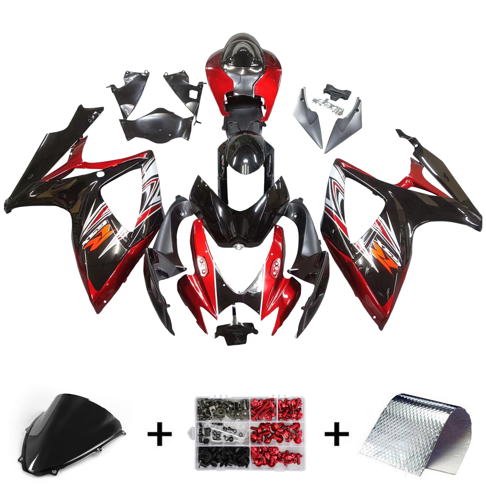 Suzuki GSXR 600/750 2006-2007 K6 Fairing Kit Bodywork Plastic ABS