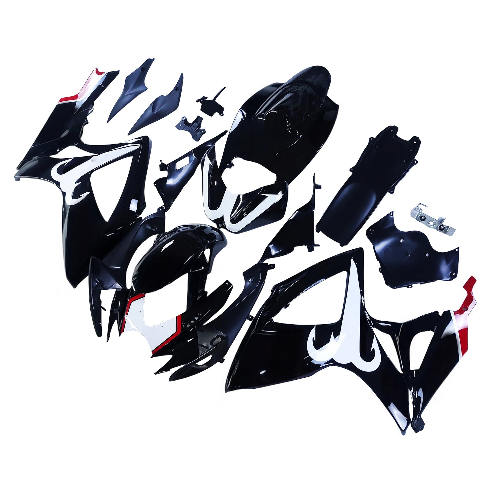 Amotopart Suzuki GSXR 600/750 2006-2007 K6 Fairing Kit Bodywork Plastic ABS